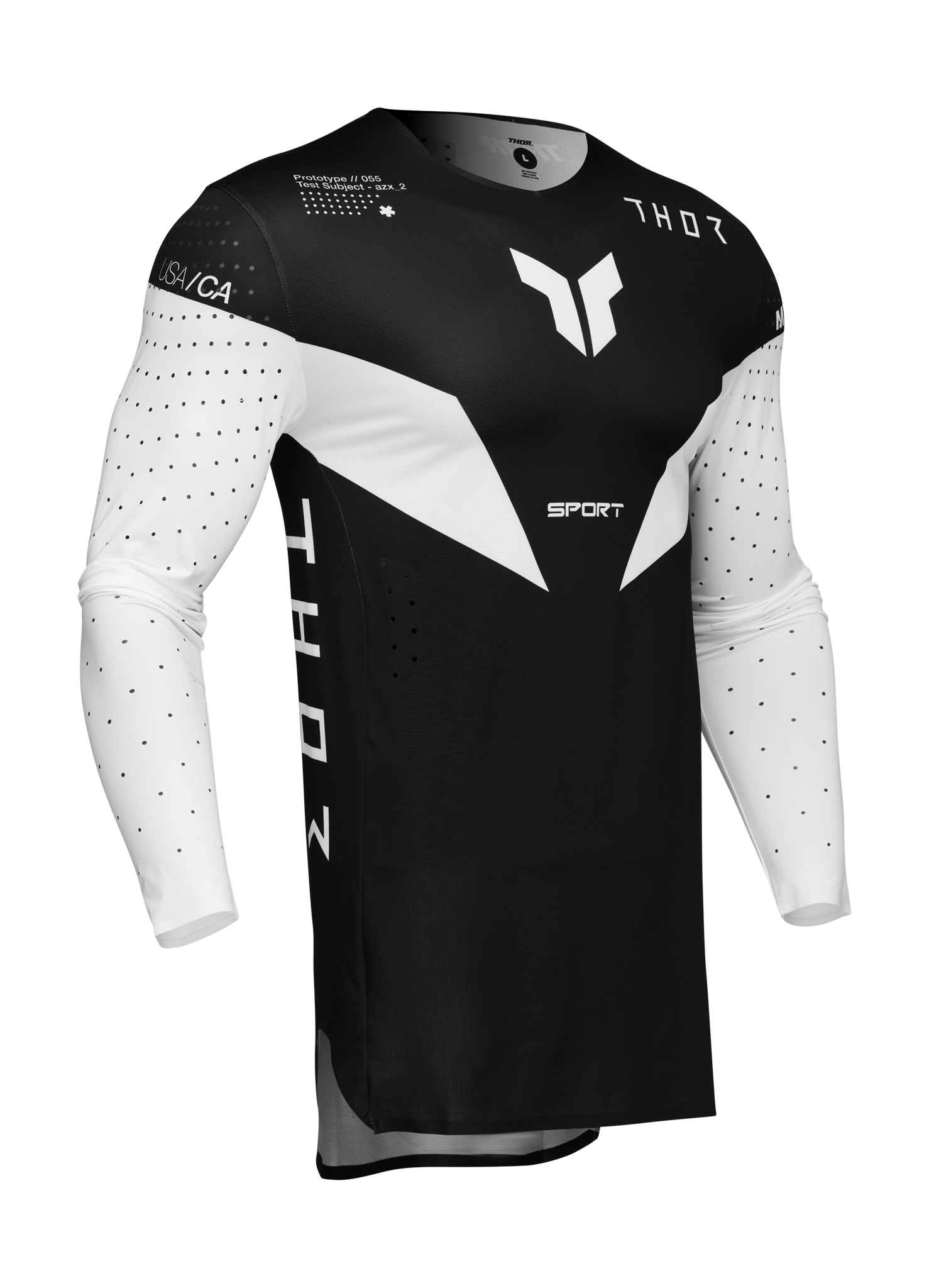 Thor Cross Shirt Sportmode Strike - Zwart