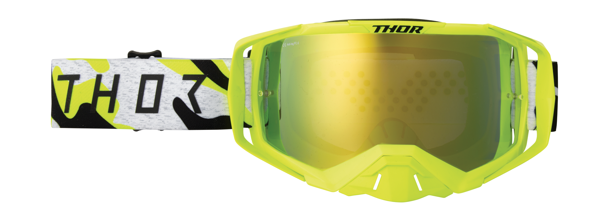 Thor Crossbril Activate Riot - Acid - Spiegel Lime Groen Lens