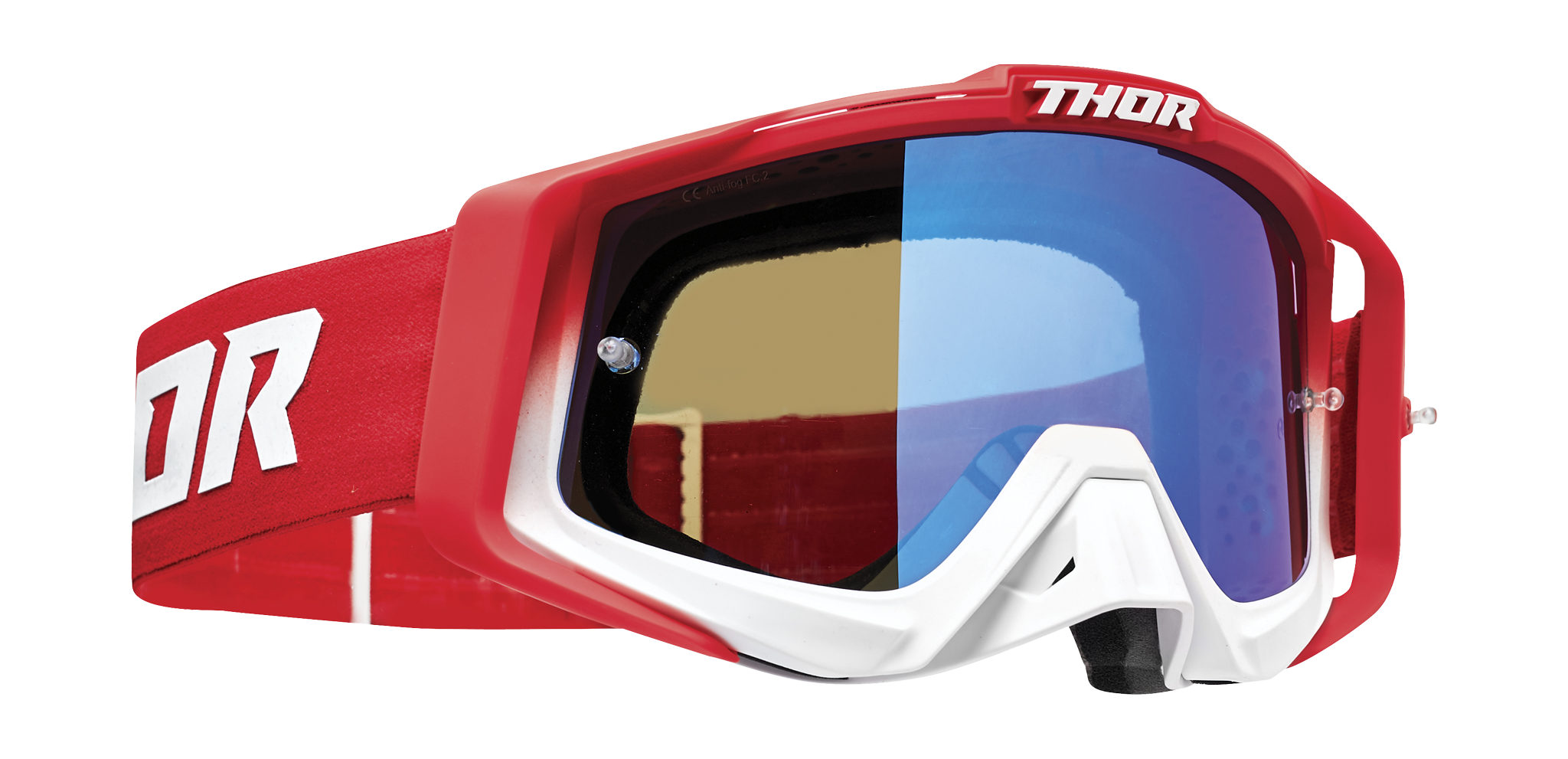 Thor Crossbril Sniper Pro Fader - Rood - Blauw Lens