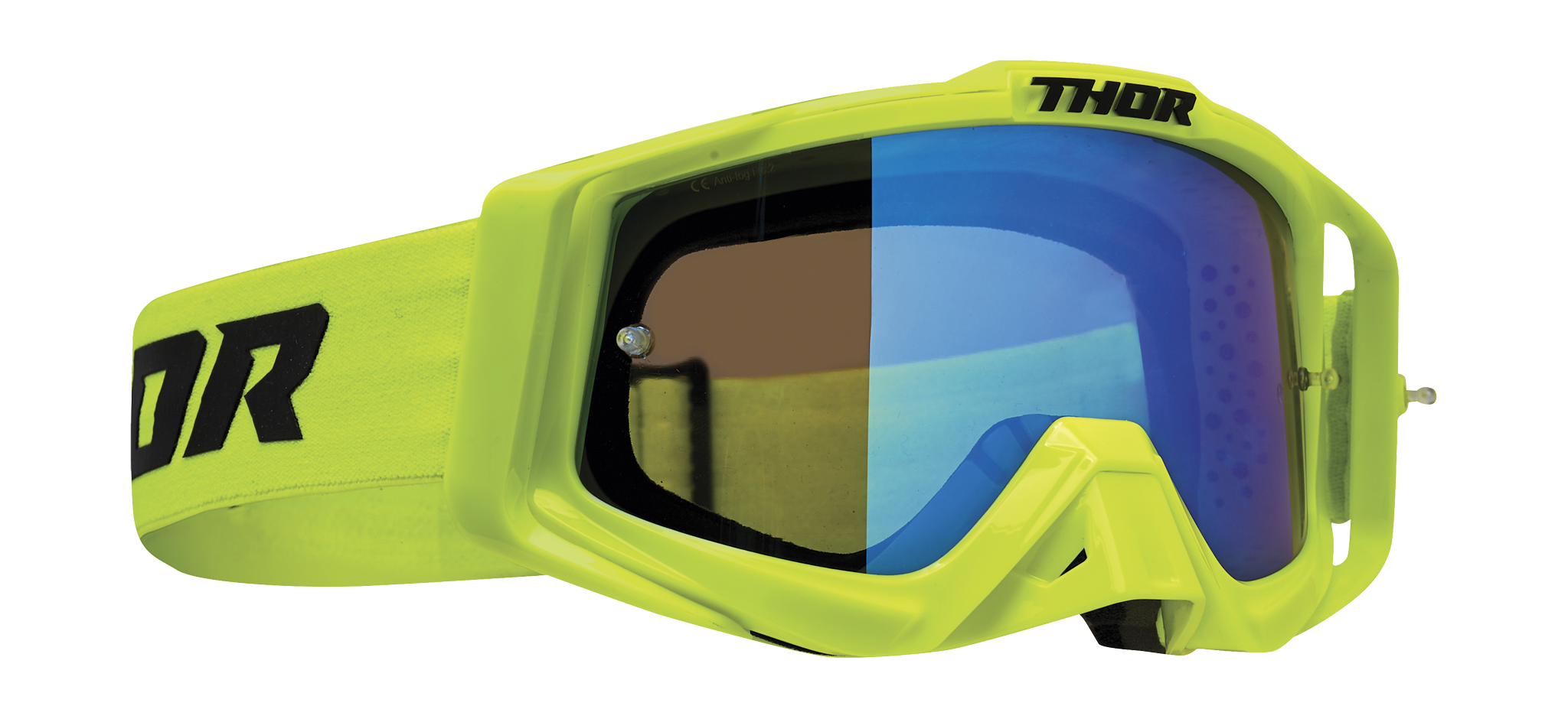 Thor Crossbril Sniper Pro - Flo Acid - Blauw Lens