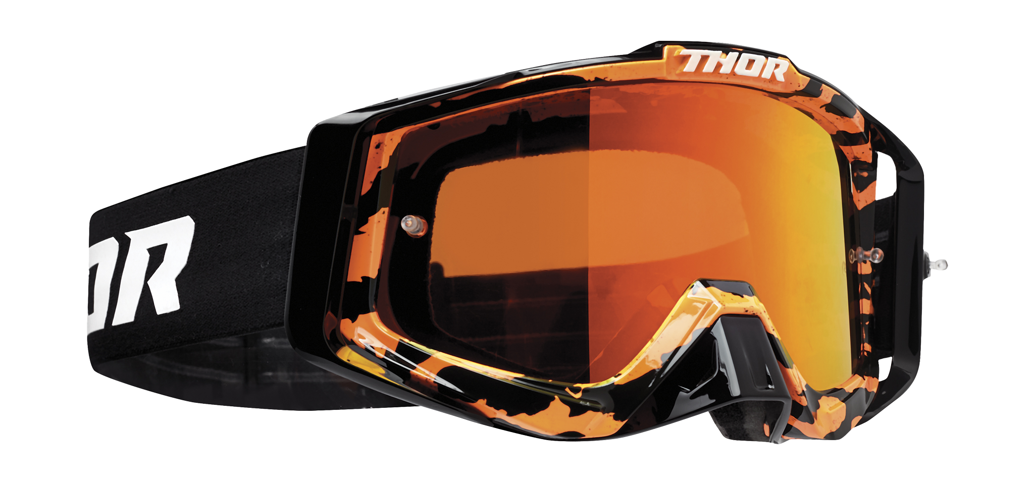 Thor Crossbril Sniper Pro Rampant - Oranje / Zwart - Oranje Iridium Lens