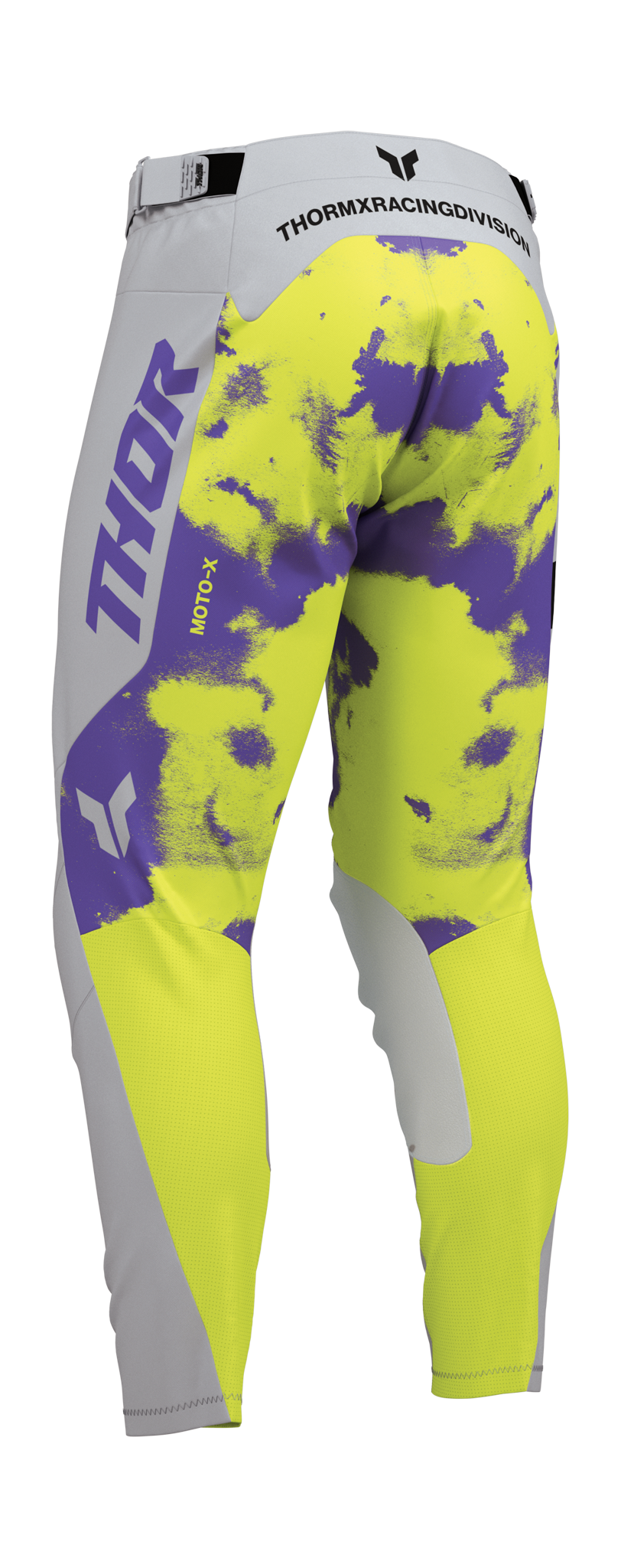 Thor Crossbroek 2026 Launchmode Bleach - Grijs / Acid