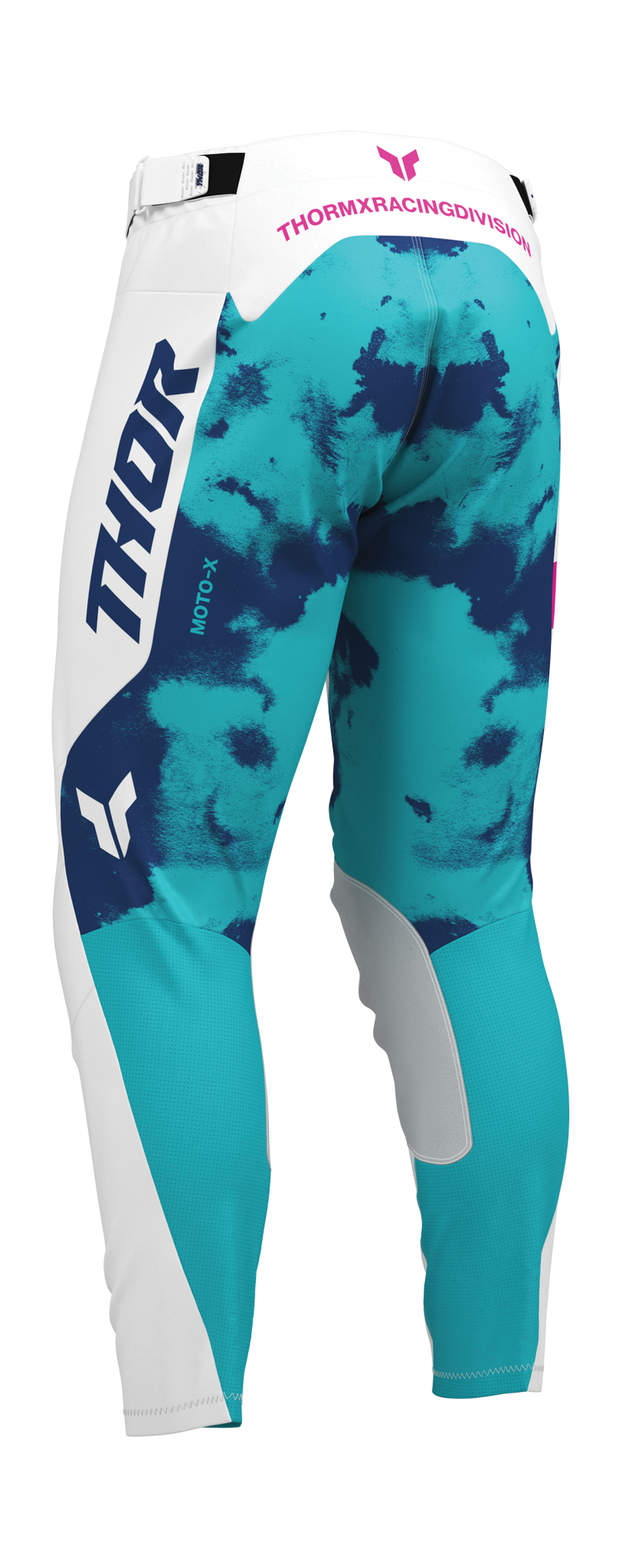 Thor Crossbroek 2026 Launchmode Bleach - Wit / Aqua