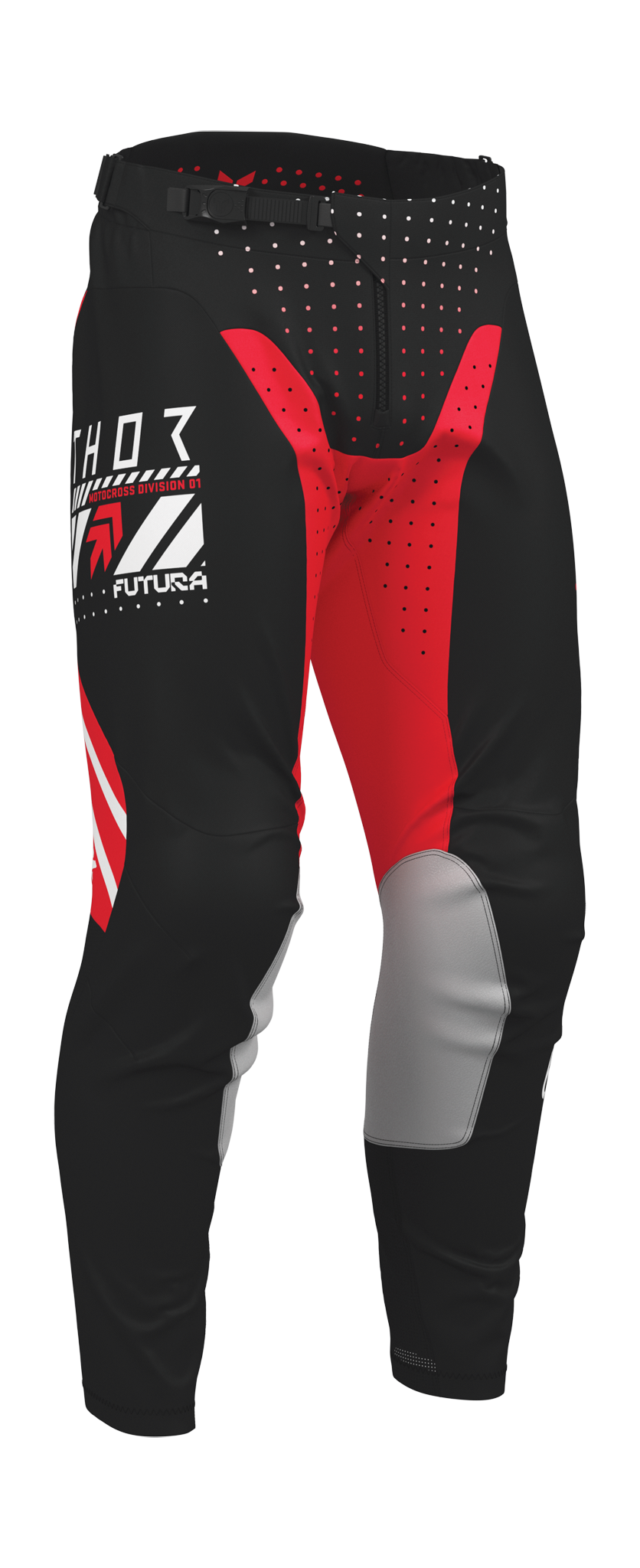 Thor Crossbroek 2026 Launchmode Futura - Zwart / Rood