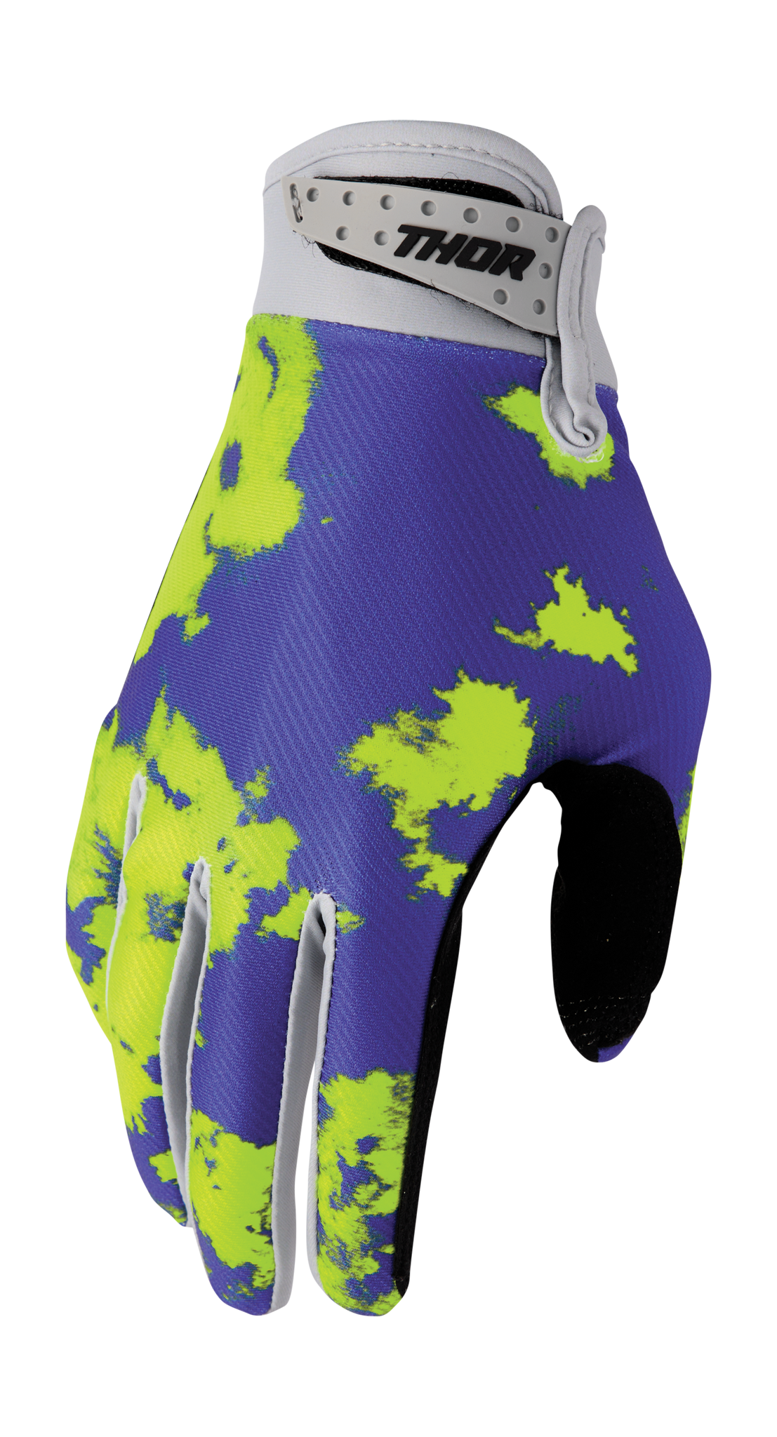 Thor Crosshandschoenen 2026 Launchmode Bleach - Grijs / Acid