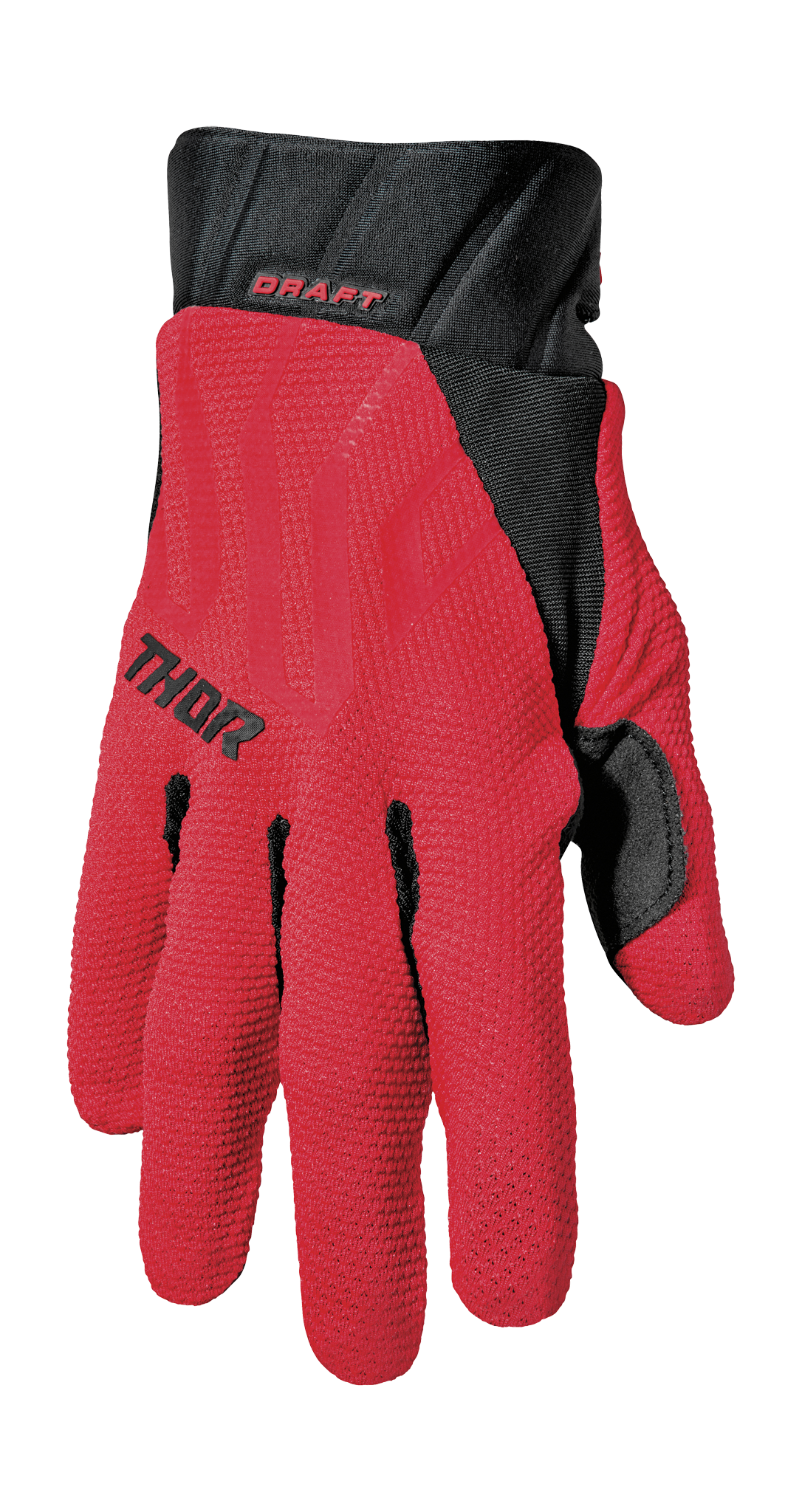 Thor Crosshandschoenen Draft - Rood / Zwart