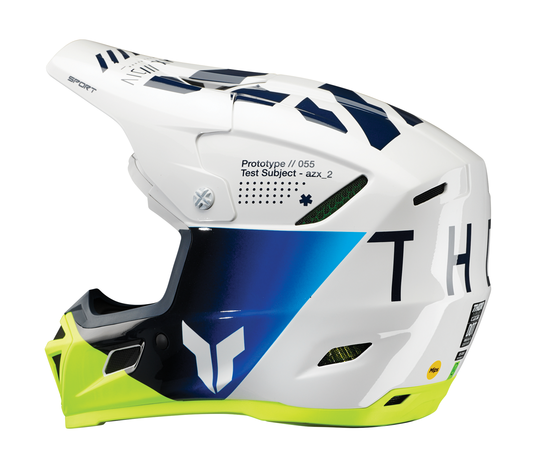 Thor Crosshelm Reflex Sport Strike - Navy / Acid