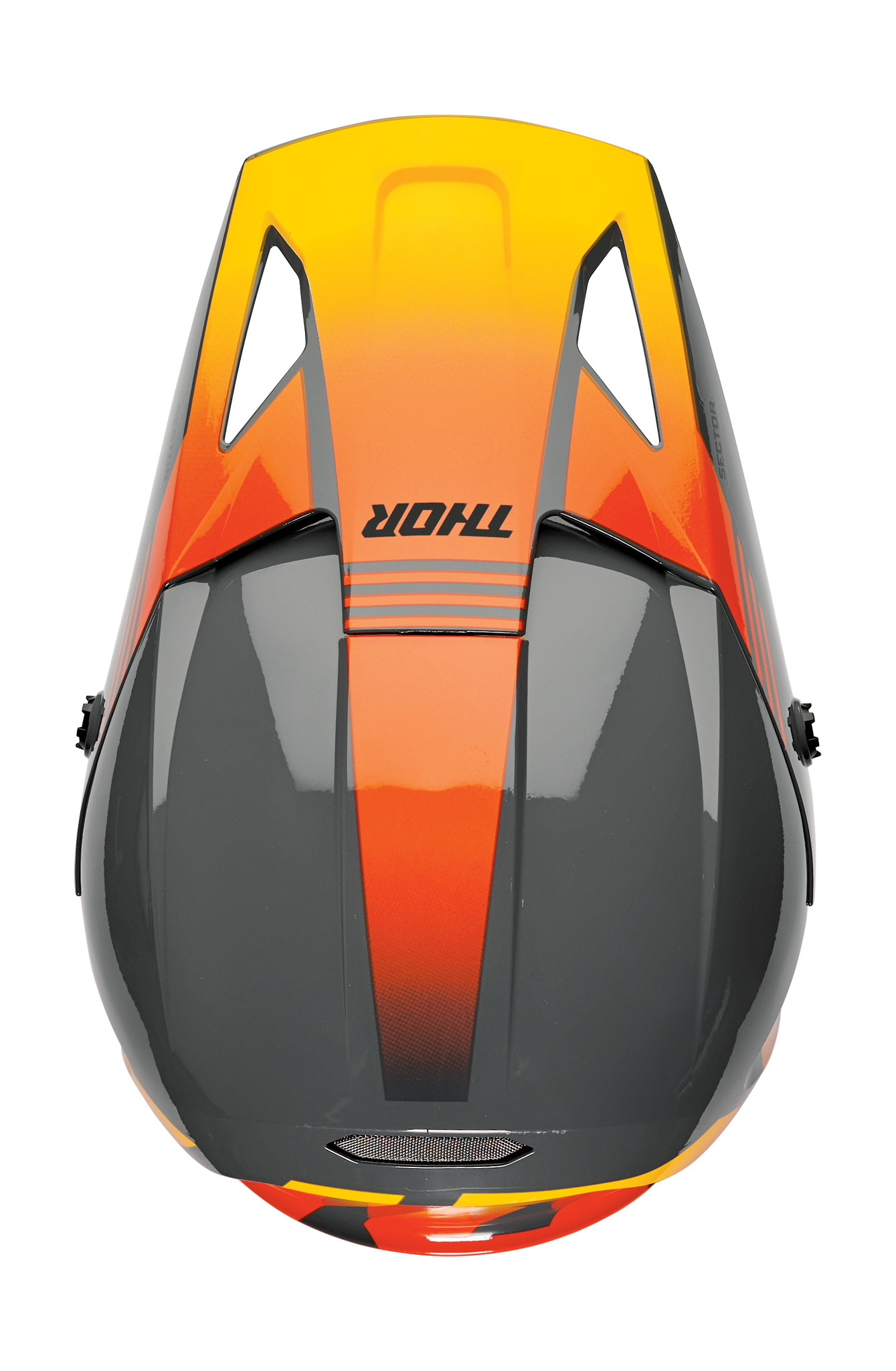 Thor Crosshelm Sector 2 Carve - Charcoal / Oranje