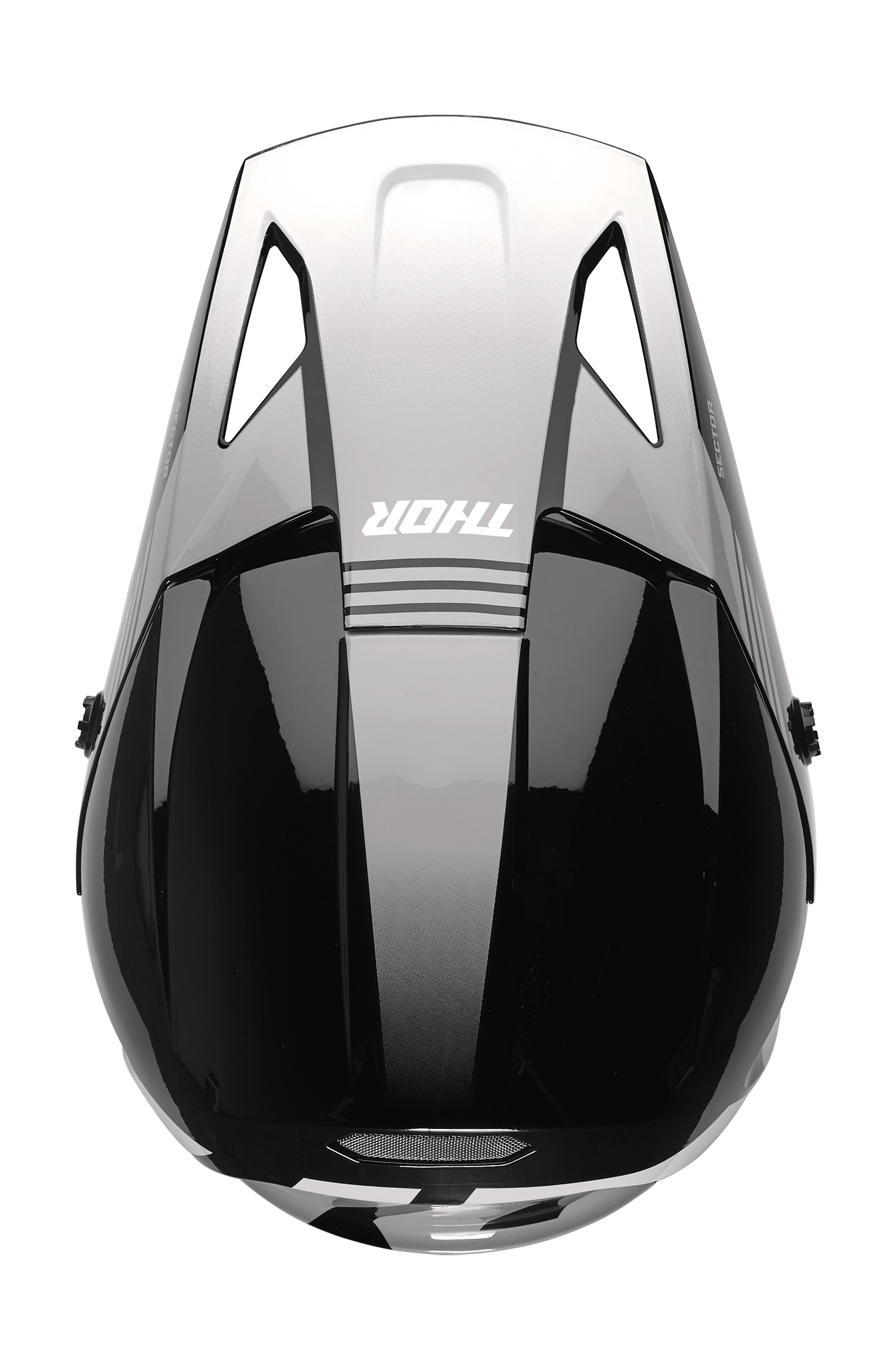 Thor Crosshelm Sector 2 Carve - Zwart / Wit