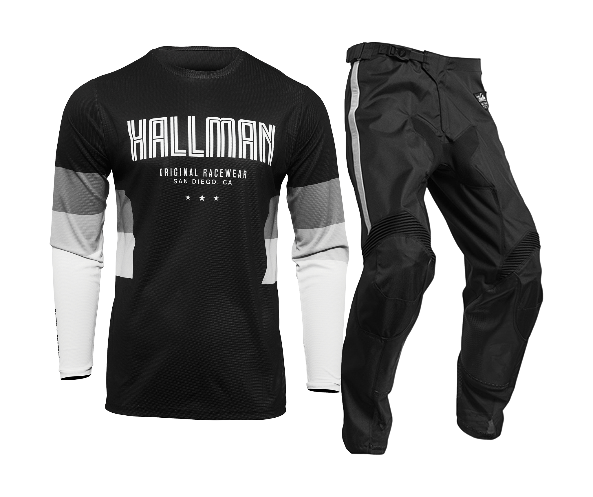 Thor Crosskleding 2026 Hallman Differ Draft - Zwart / Wit
