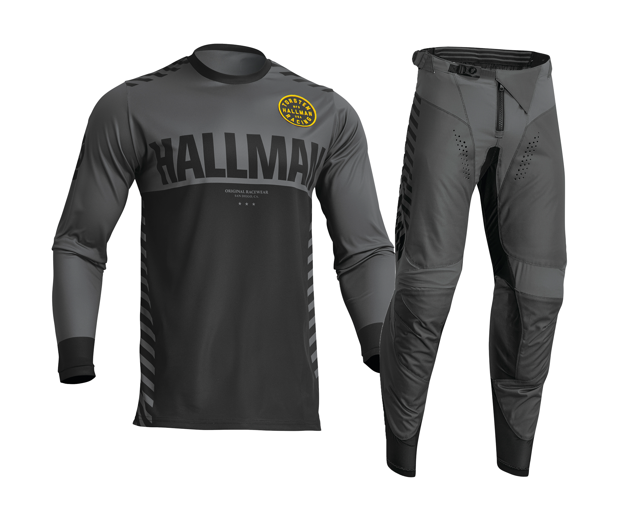 Thor Crosskleding 2026 Hallman Differ Slice - Charcoal / Zwart