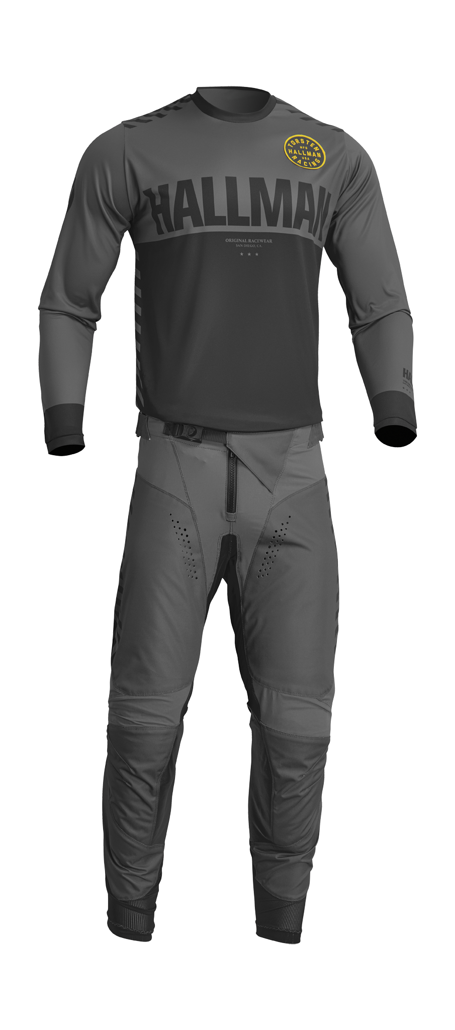 Thor Crosskleding 2026 Hallman Differ Slice - Charcoal / Zwart