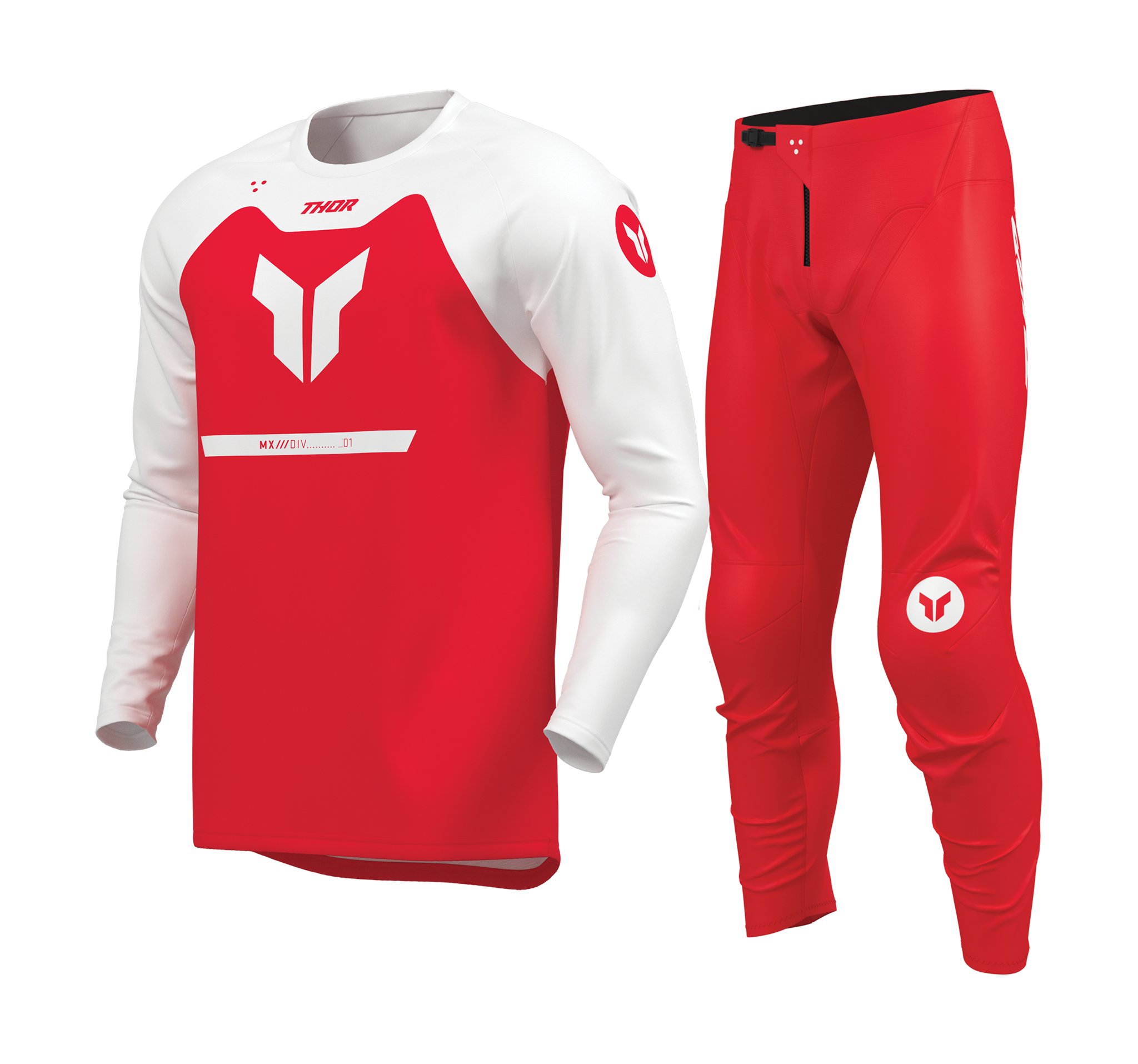 Thor Crosskleding 2026 Ridemode Menace - Rood