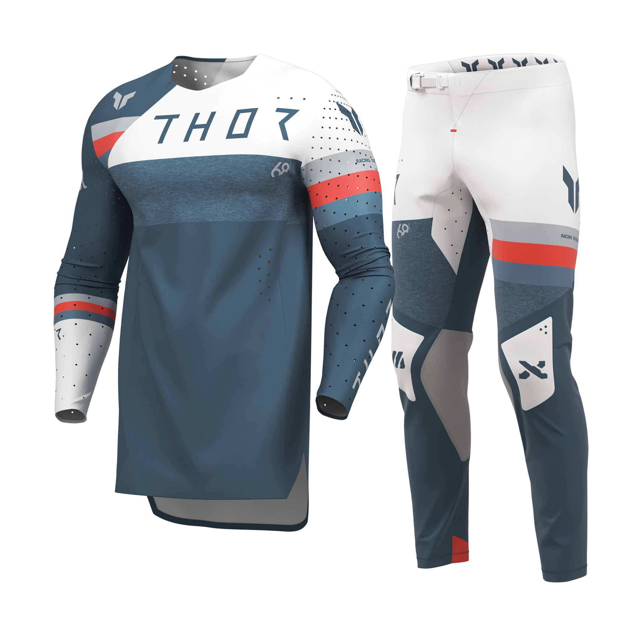 Thor Crosskleding 2026 Sportmode Leaque - Blauw / Wit