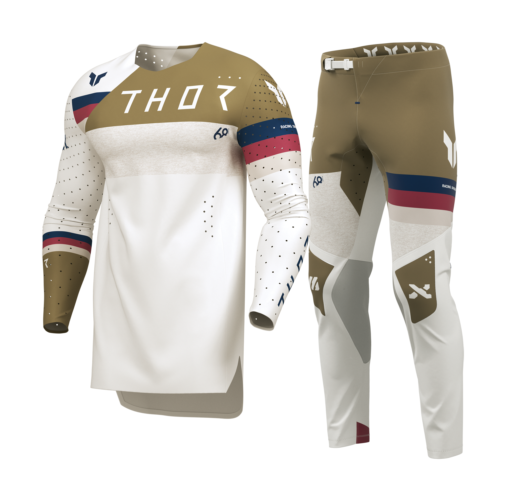 Thor Crosskleding 2026 Sportmode Leaque - Wit / Copper