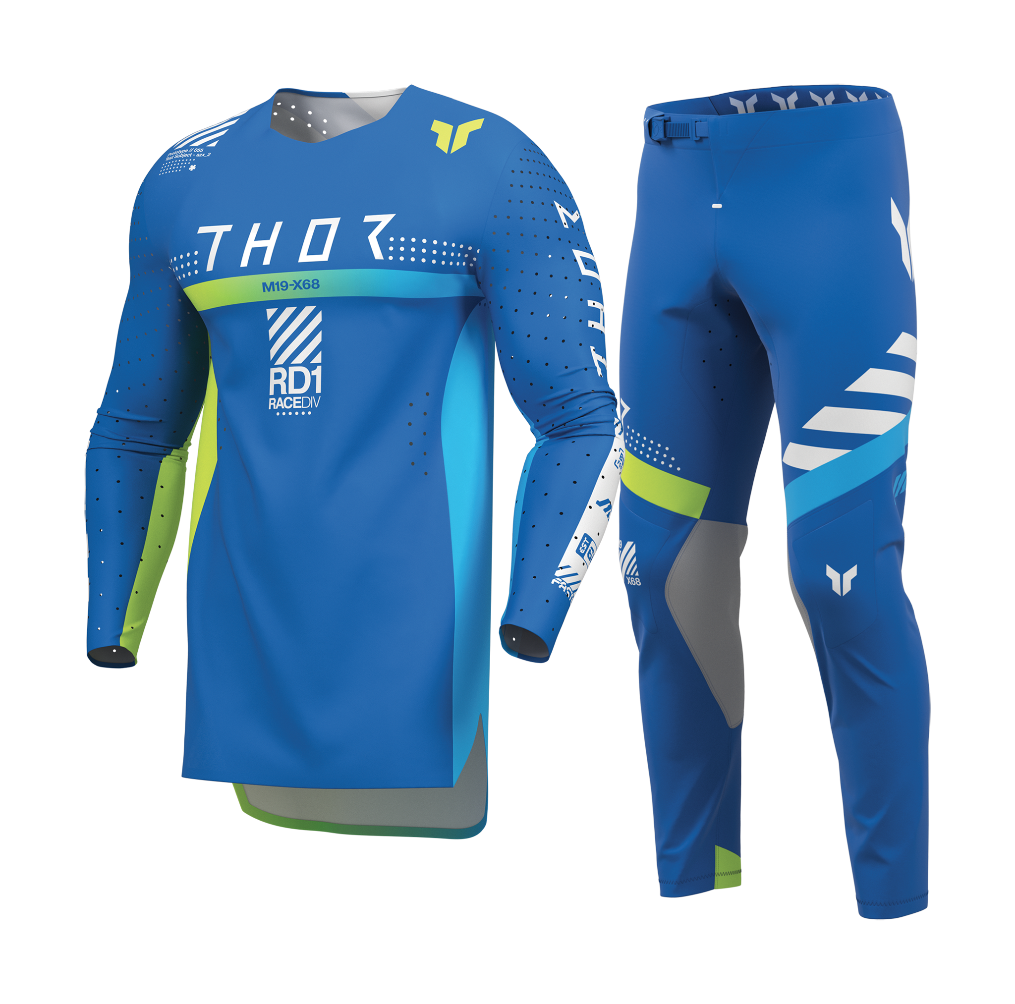 Thor Crosskleding 2026 Sportmode Synth - Blauw