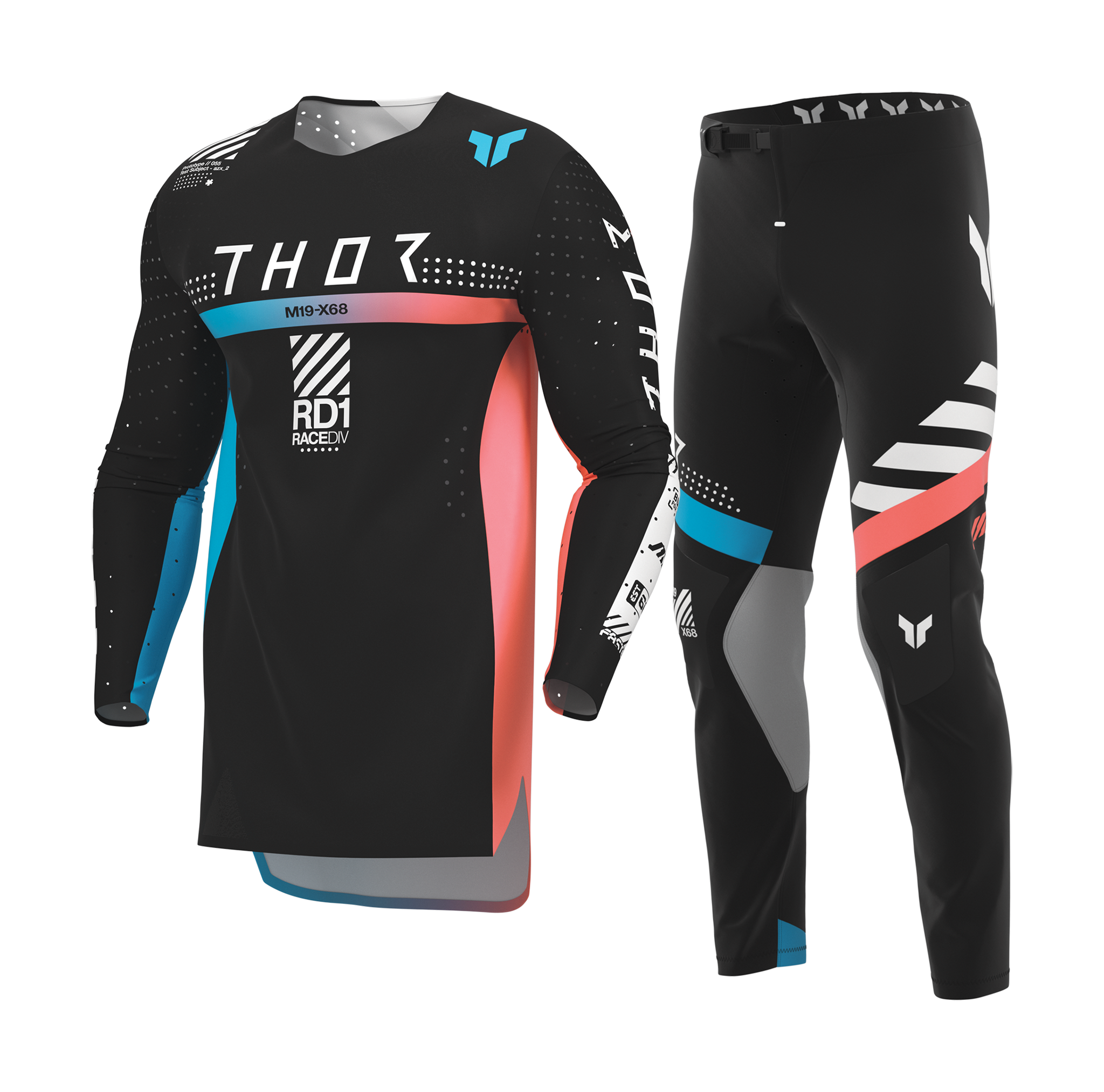 Thor Crosskleding 2026 Sportmode Synth - Zwart