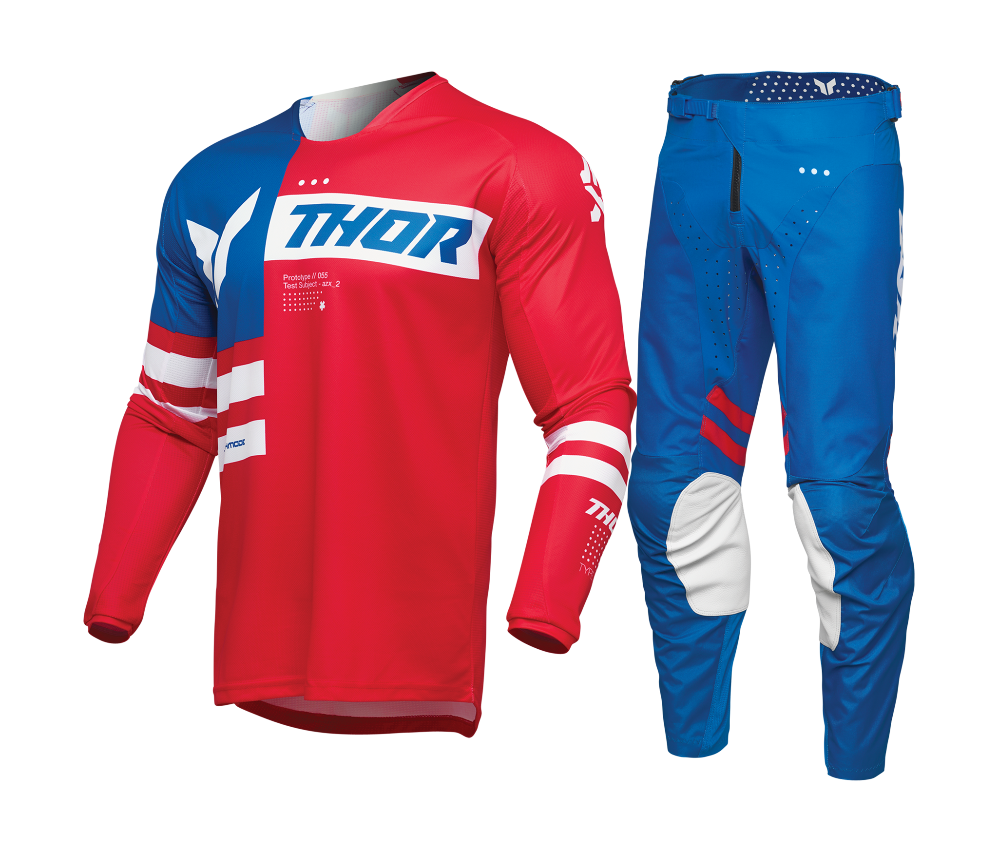 Thor Crosskleding Launchmode Patriot - Rood / Wit / Blauw