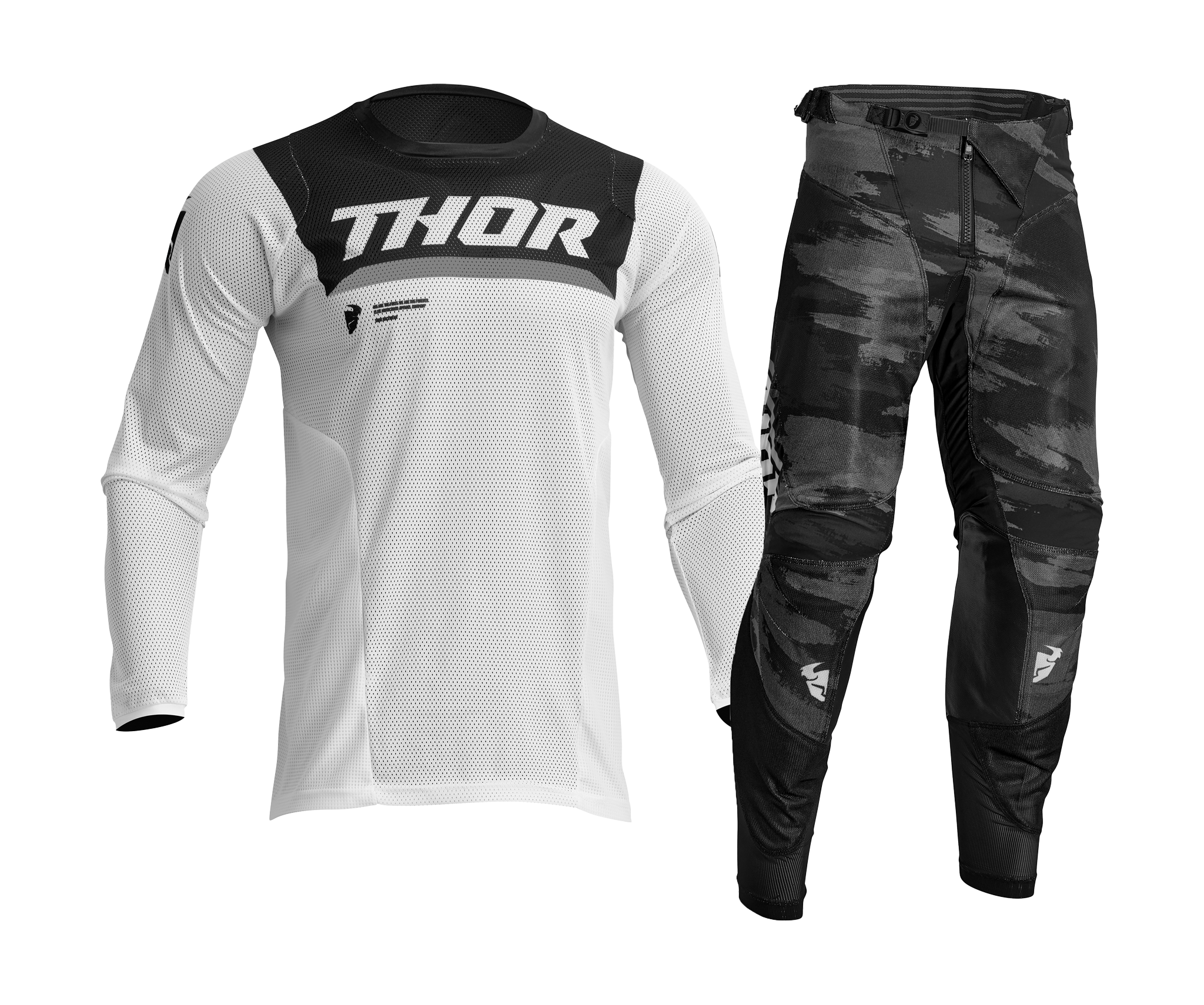 Thor Crosskleding Pulse Air Cameo - Wit / Zwart