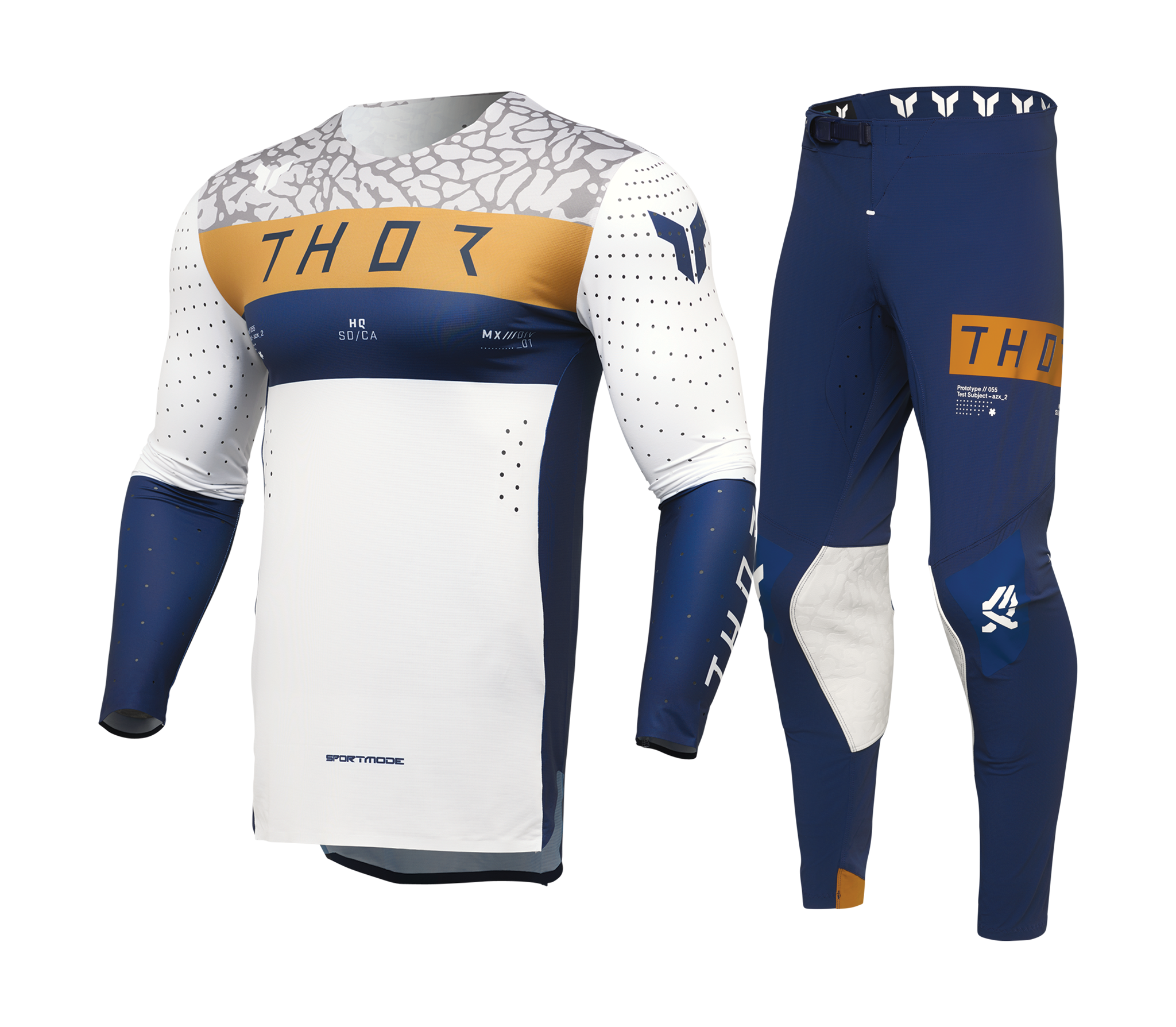 Thor Crosskleding Sportmode Bravo - Navy / Wit