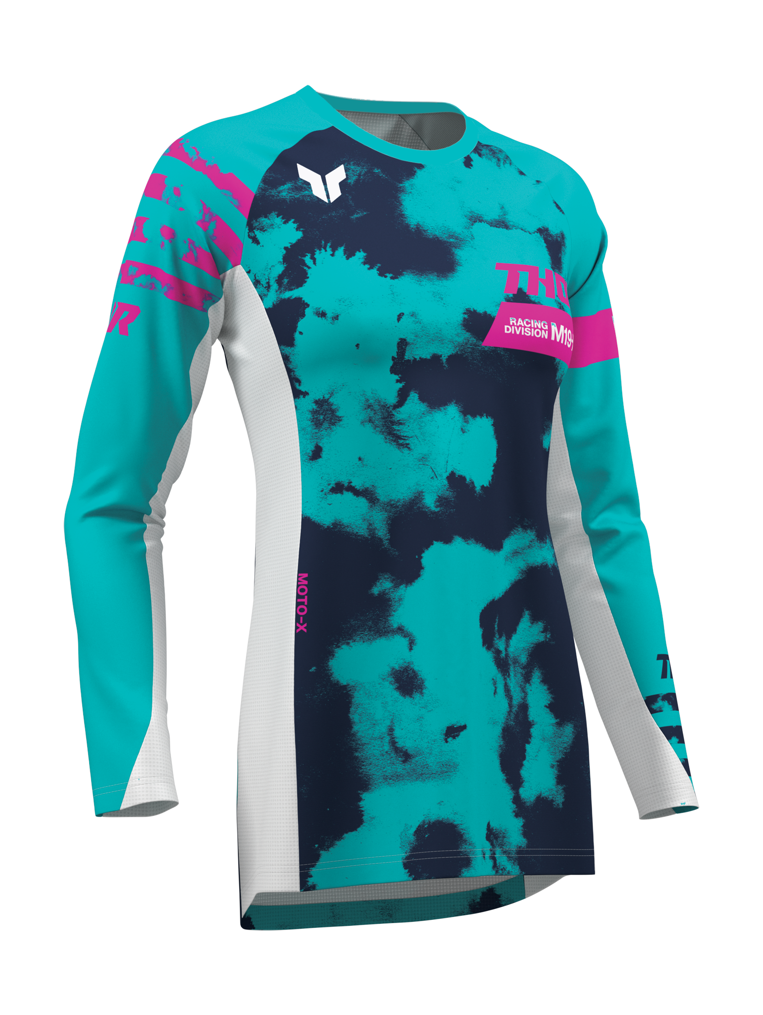 Thor Dames Crosskleding 2026 Launchmode Bleach - Wit / Aqua