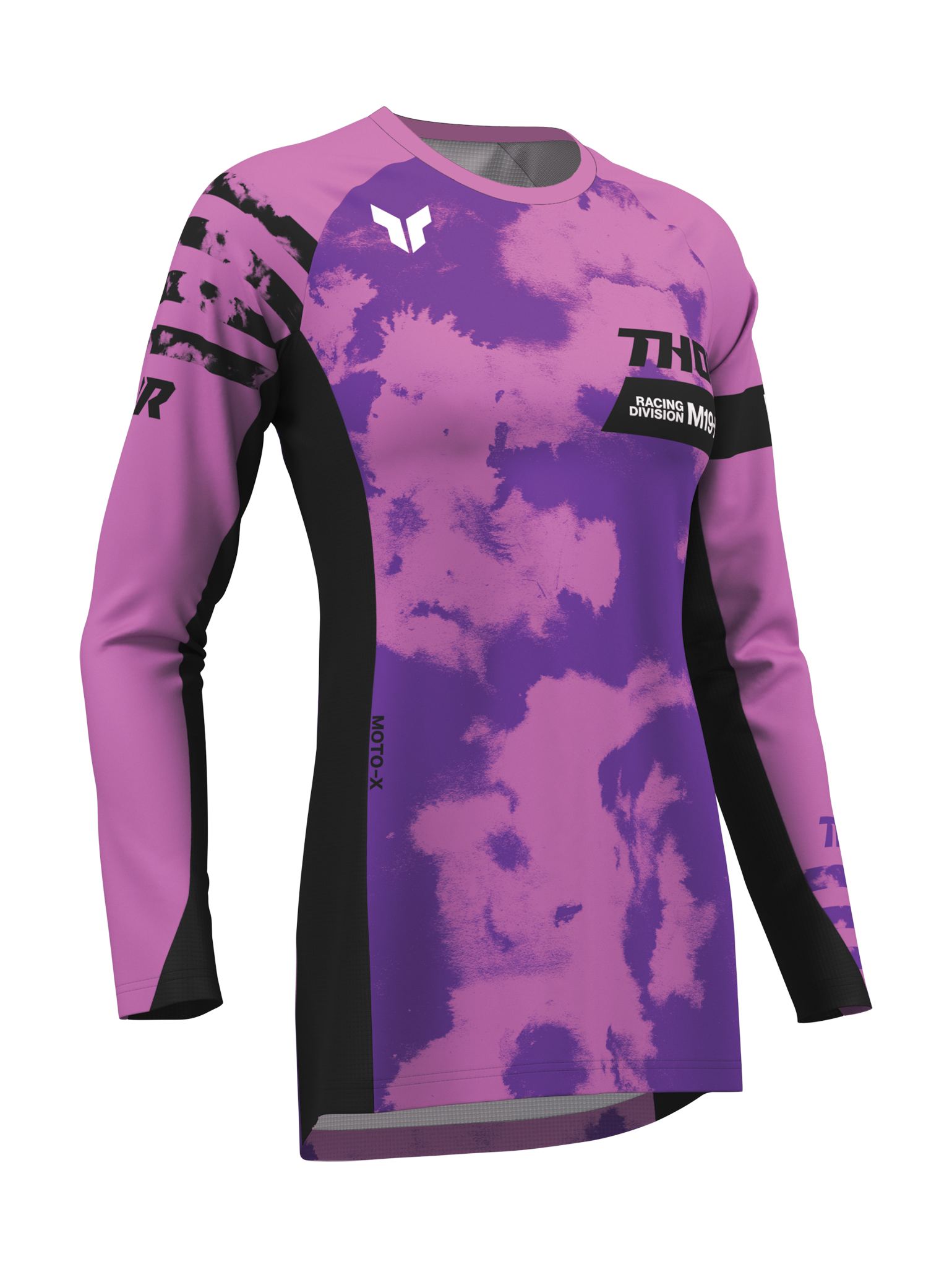 Thor Dames Crosskleding 2026 Launchmode Bleach - Zwart / Orchid