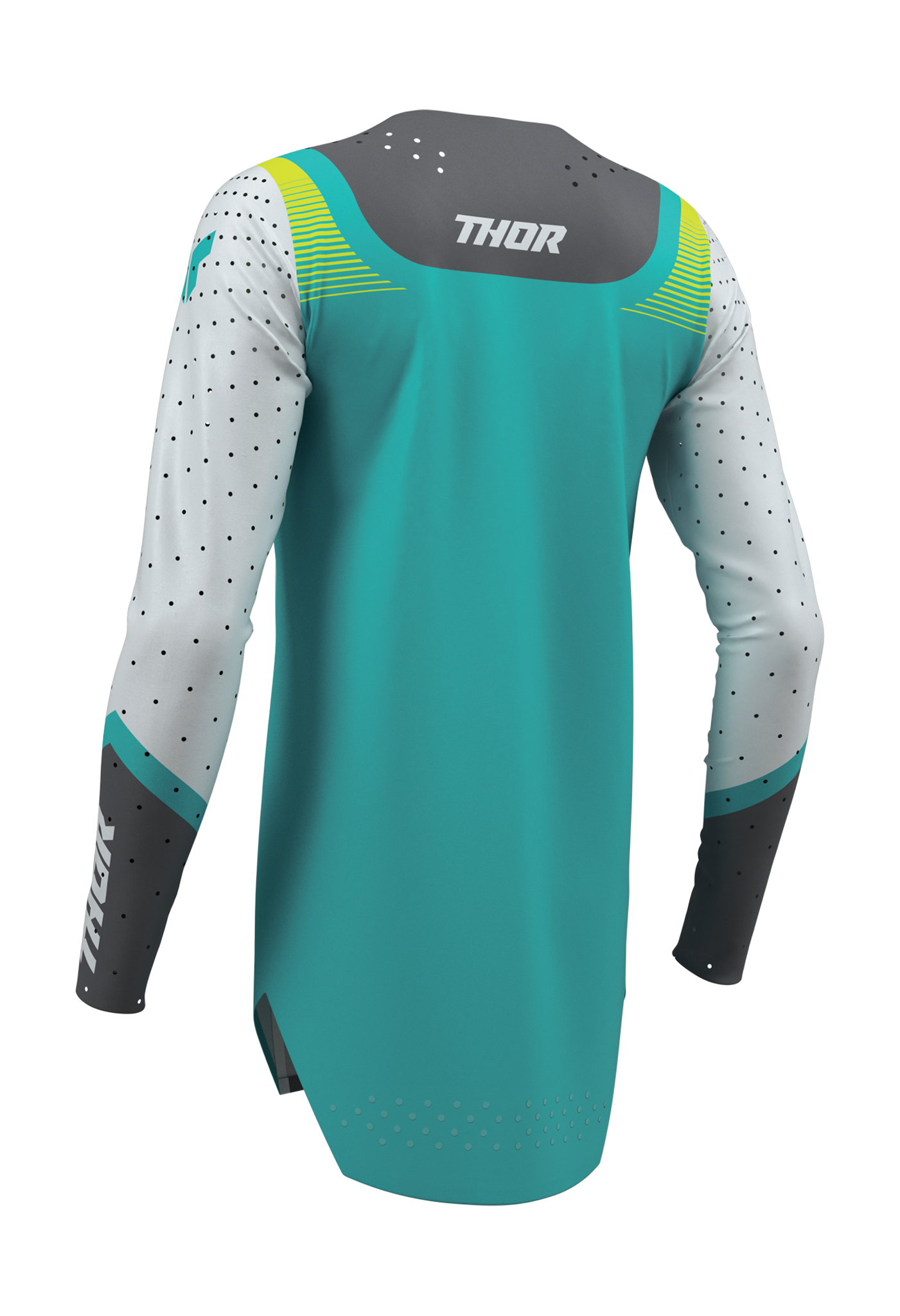 Thor Dames Cross Shirt 2026 Sportmode Velocity - Grijs / Aqua