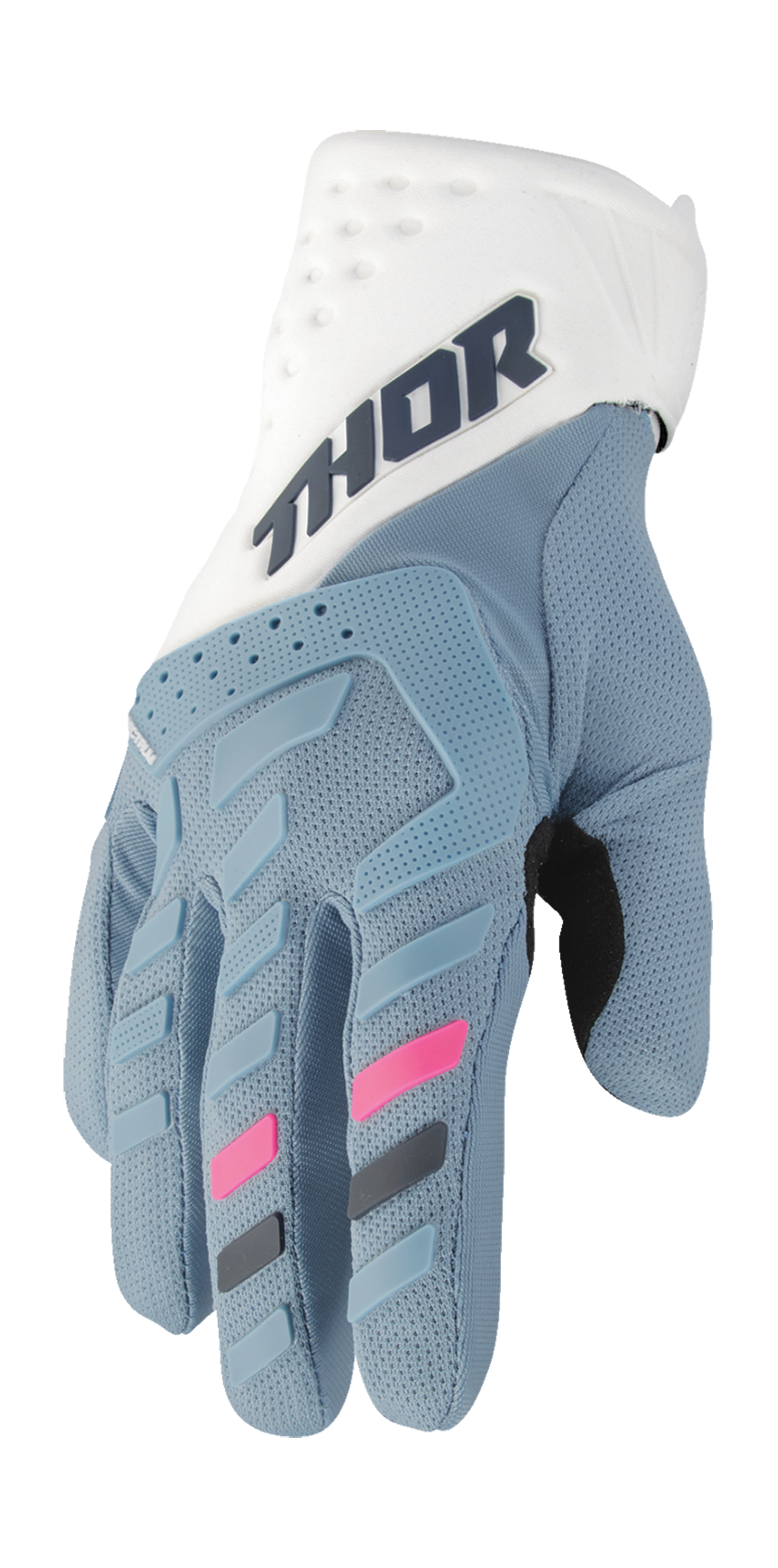 Thor Dames Crosshandschoenen 2026 Spectrum - Blauw / Wit