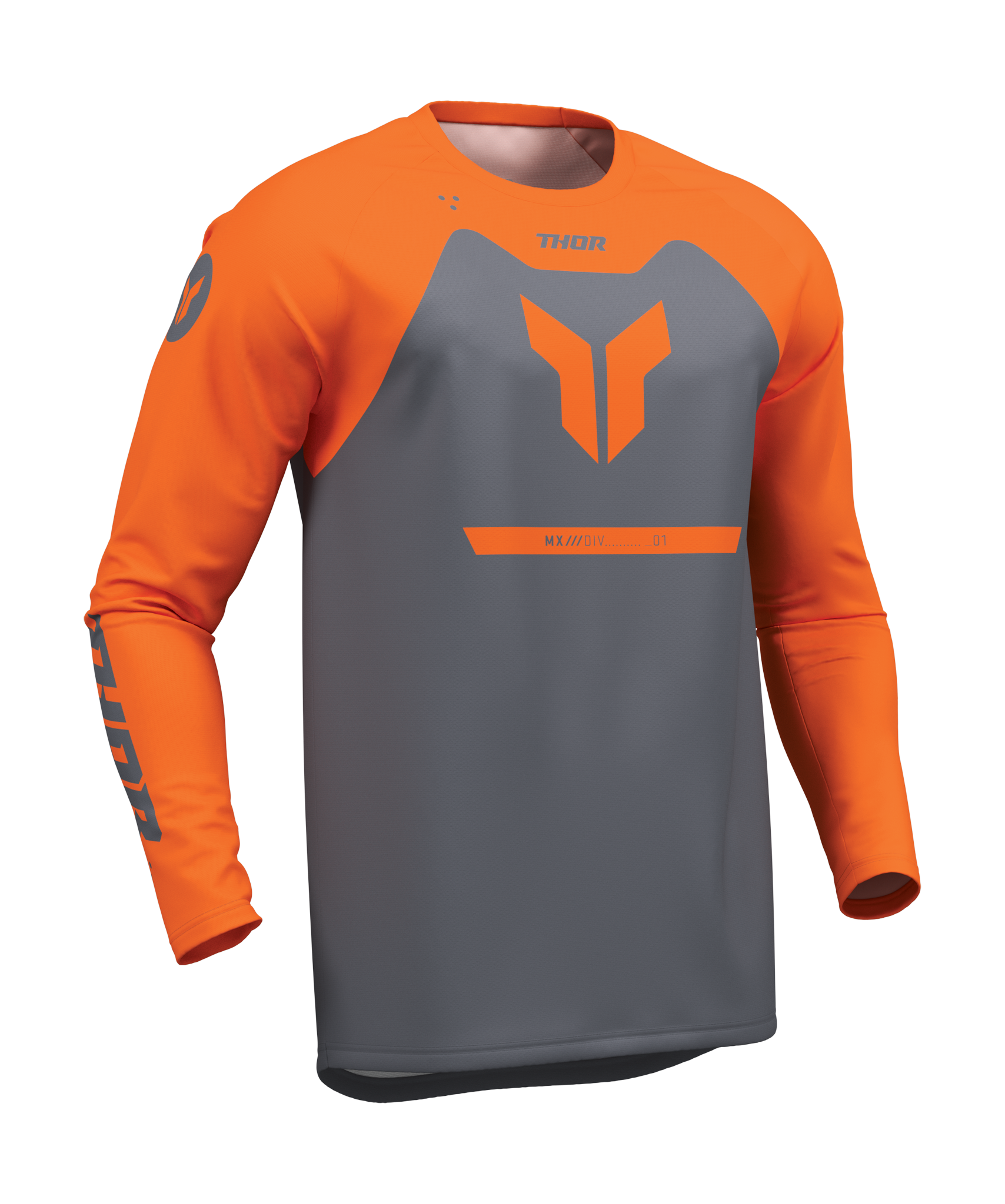 Thor Kinder Cross Shirt 2026 Ridemode Menace - Charcoal