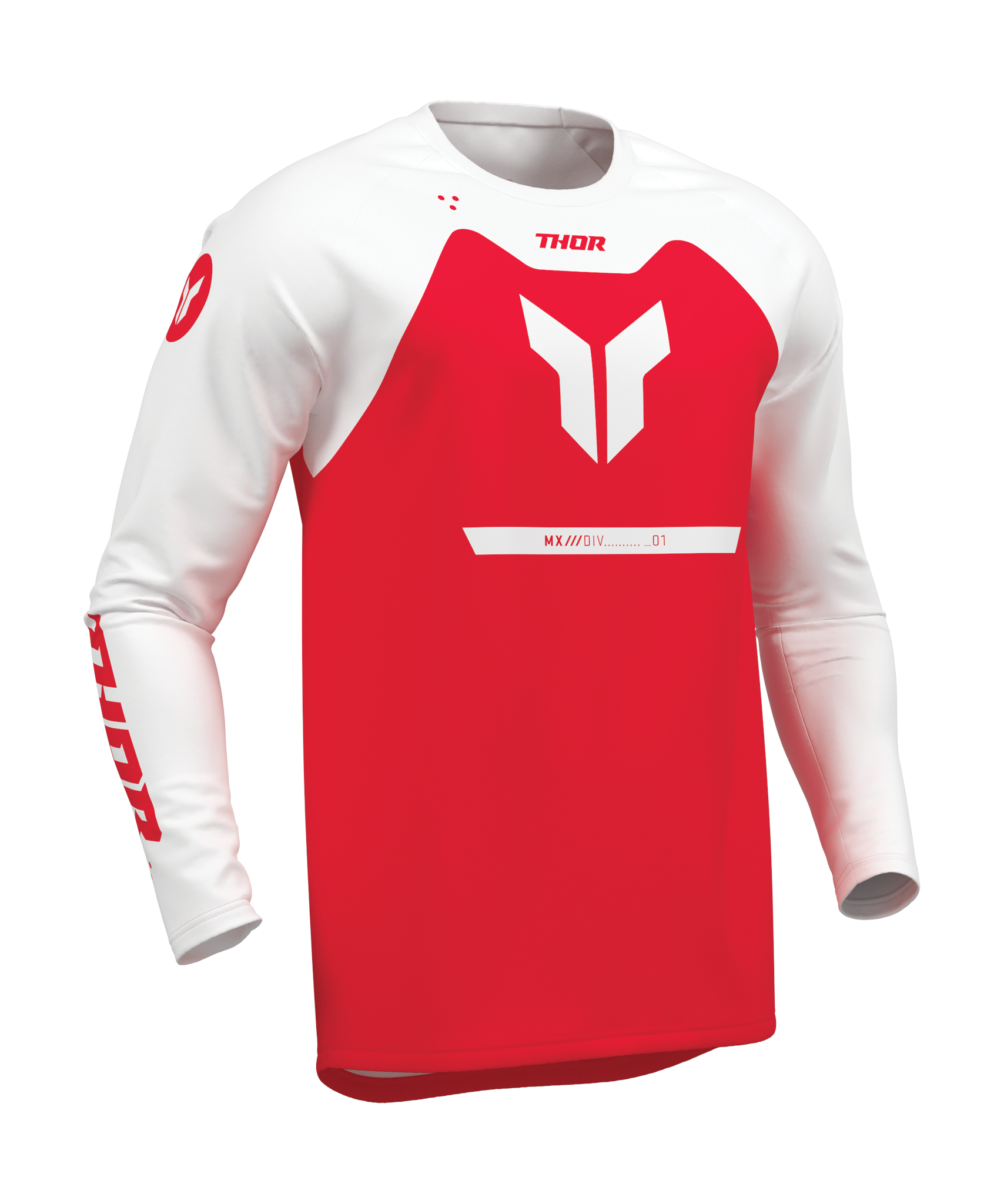 Thor Kinder Crosskleding 2026 Ridemode Menace - Rood