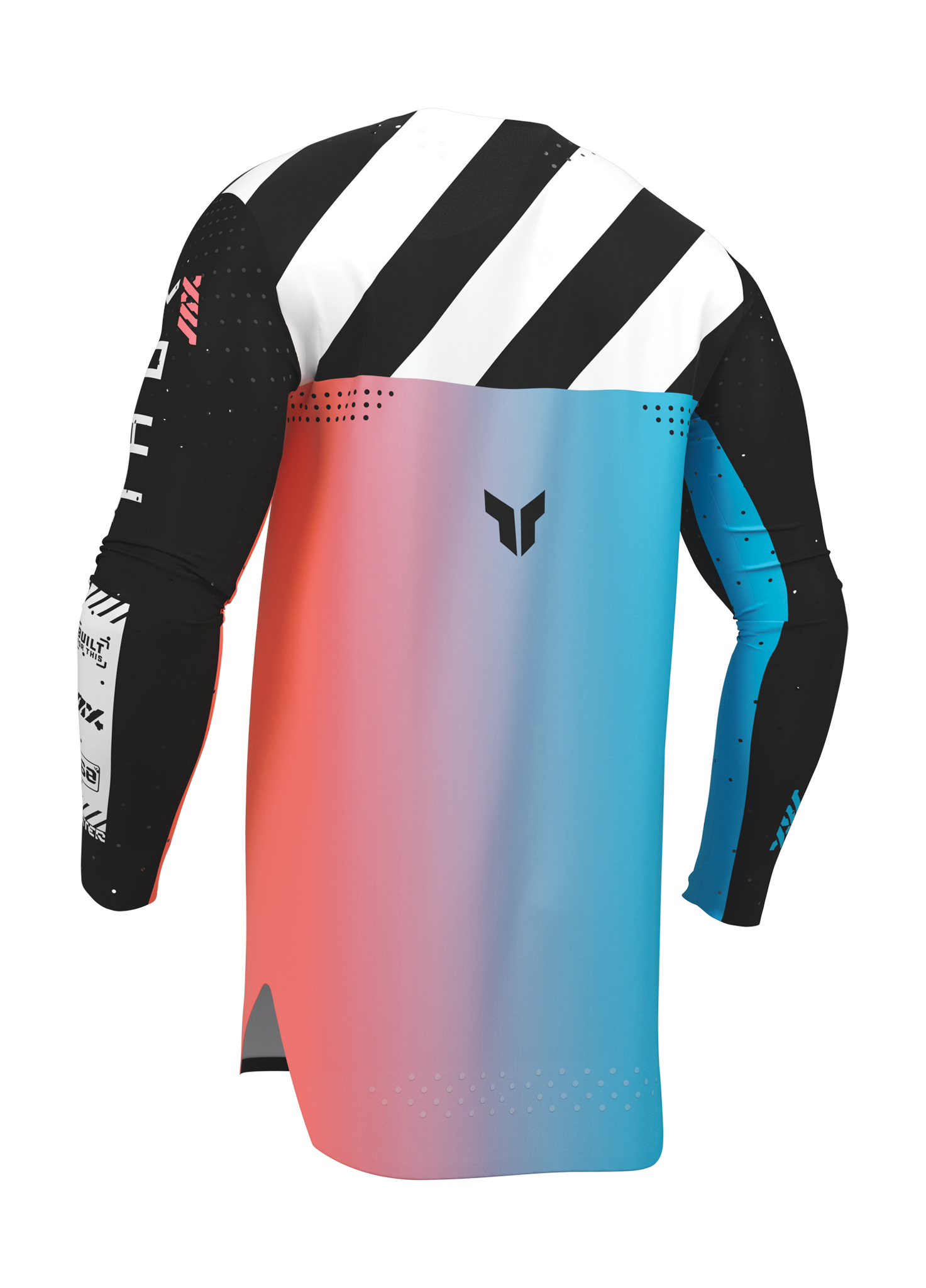 Thor Kinder Cross Shirt 2026 Sportmode Synth - Zwart