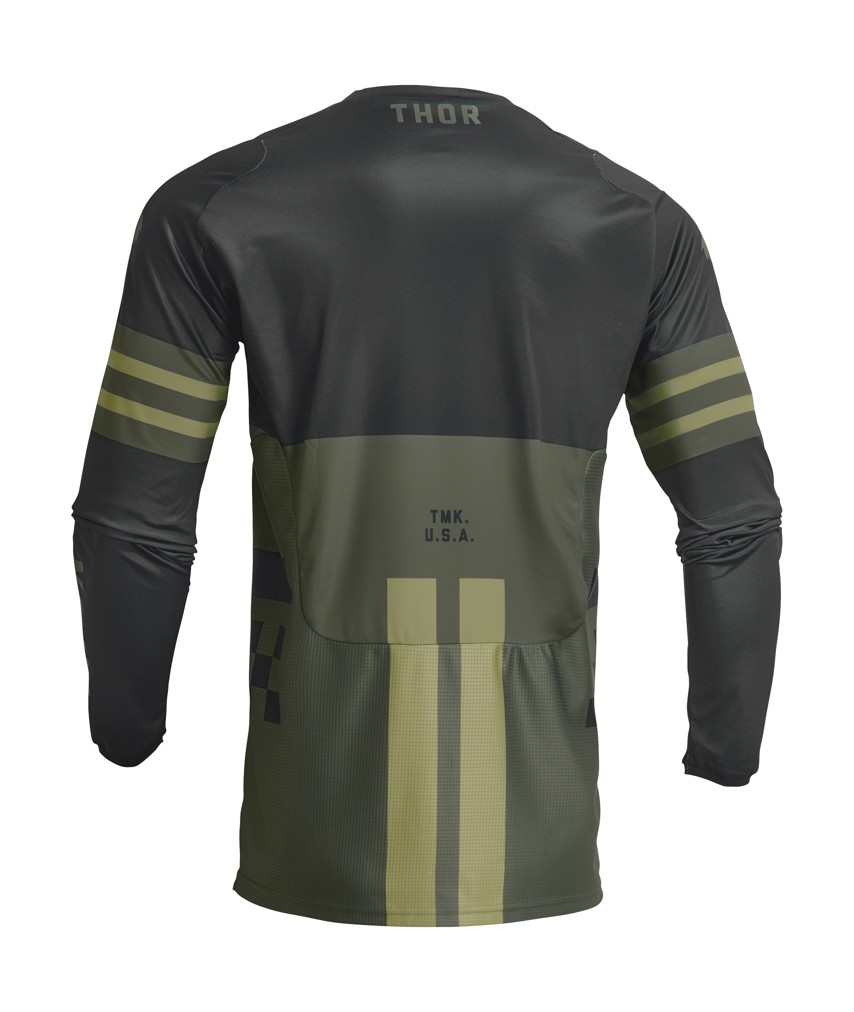 Thor Kinder Cross Shirt Pulse Combat - Army / Zwart
