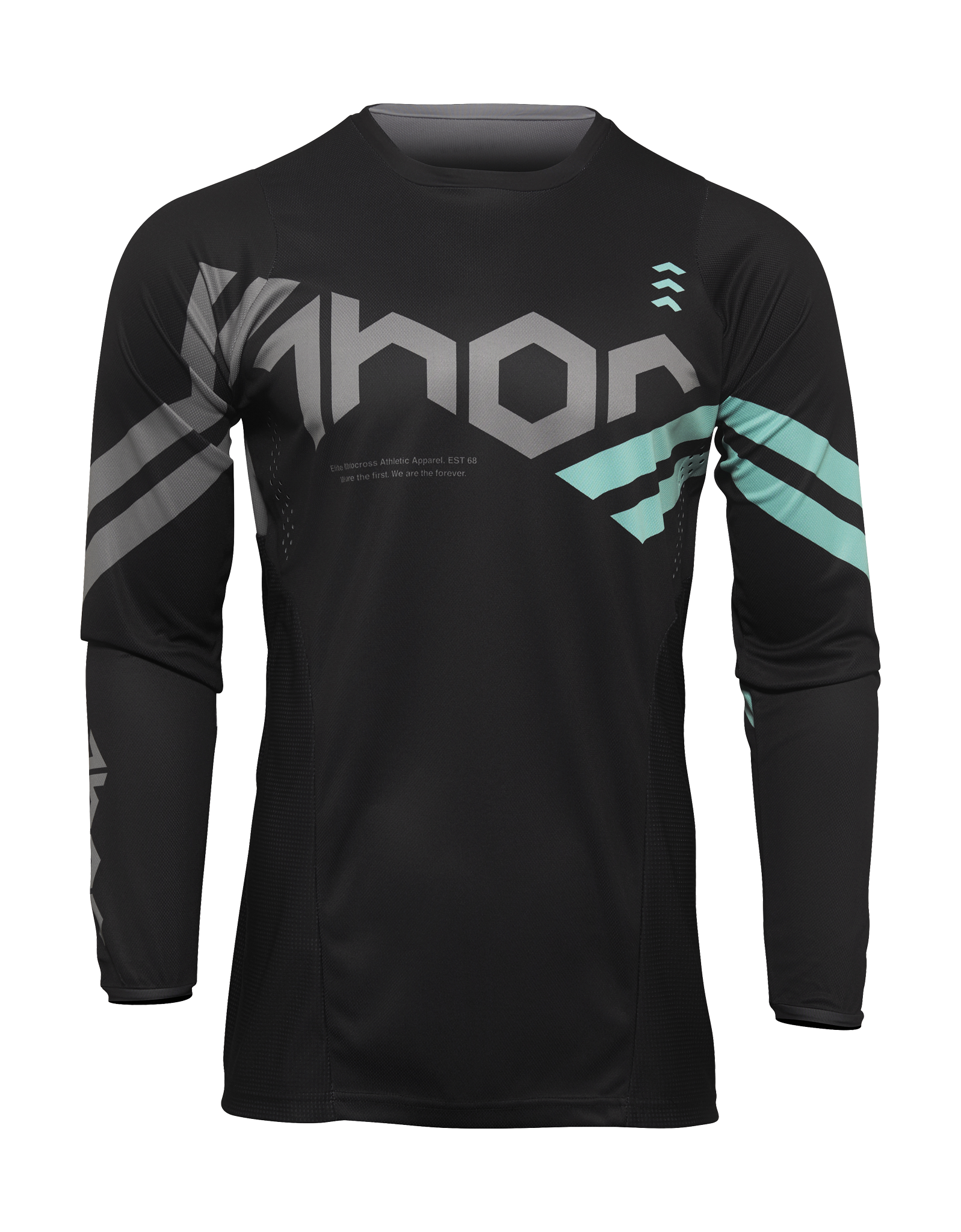 Thor Kinder Cross Shirt Pulse Cube - Zwart / Mint