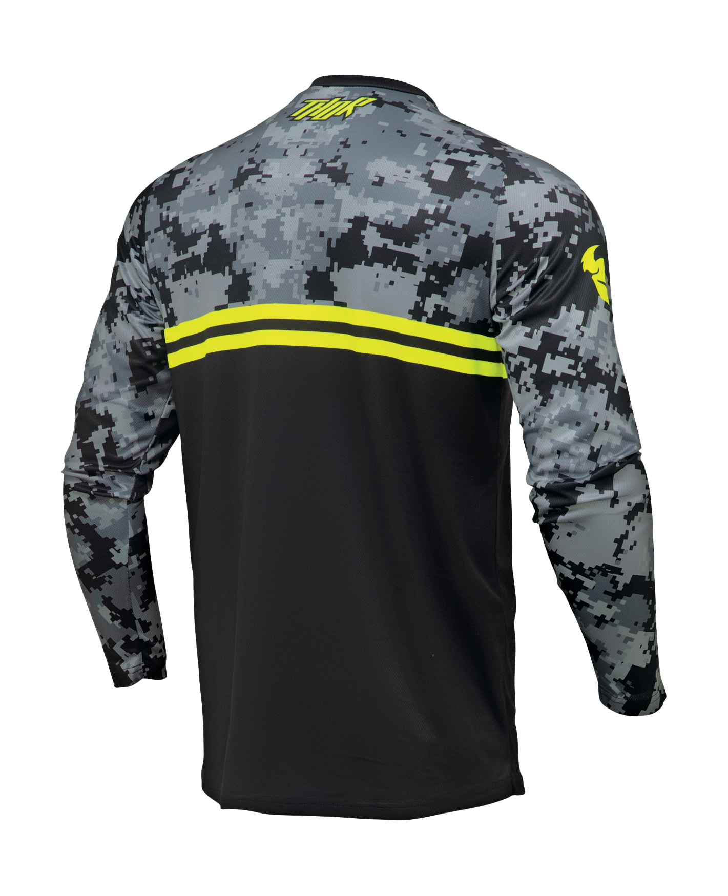 Thor Kinder Cross Shirt Sector Digi - Zwart / Camo