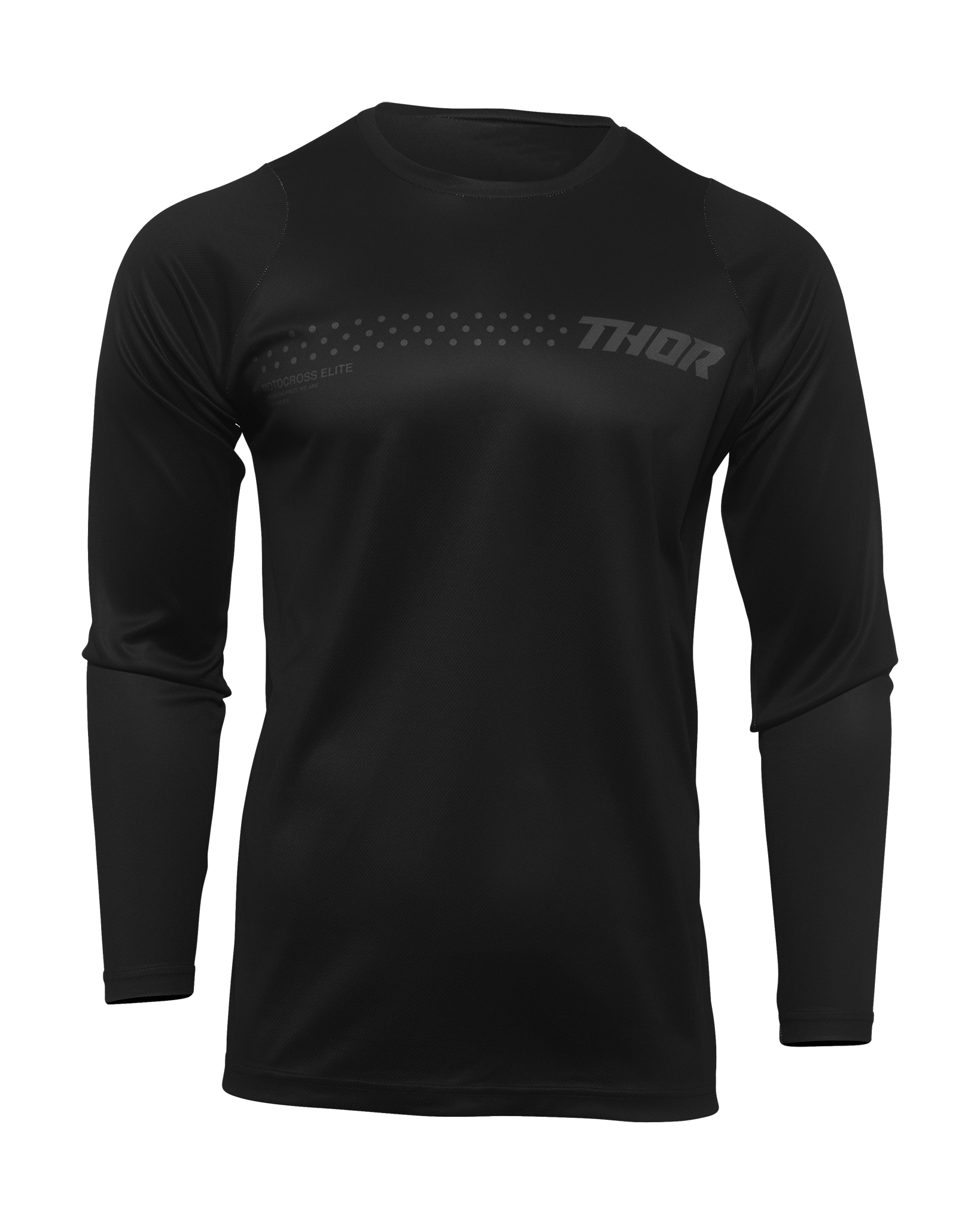 Thor Kinder Cross Shirt Sector Minimal - Zwart