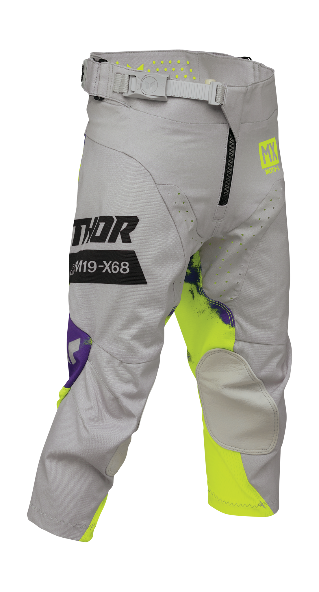 Thor Kinder Crossbroek 2026 Launchmode Bleach - Grijs / Acid
