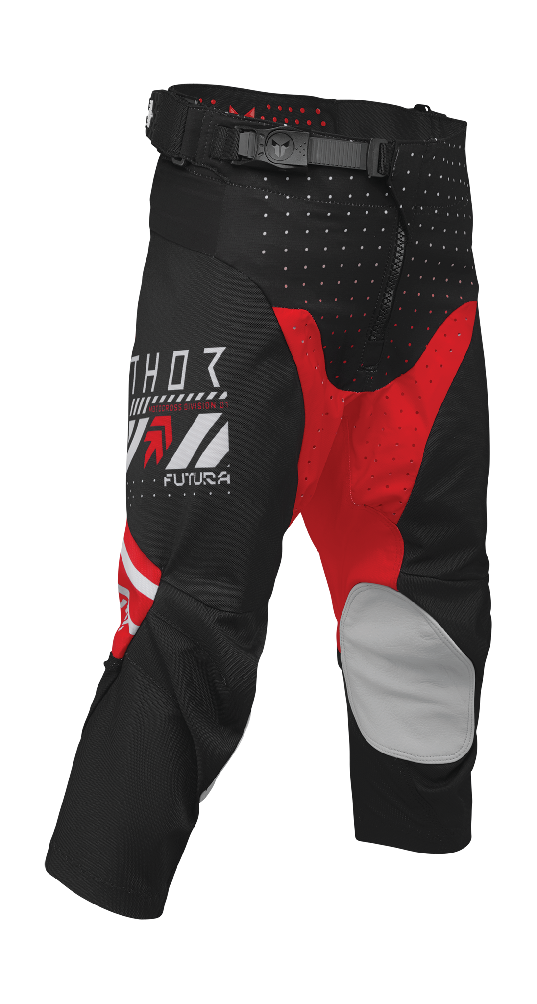 Thor Kinder Crossbroek 2026 Launchmode Futura - Zwart / Rood