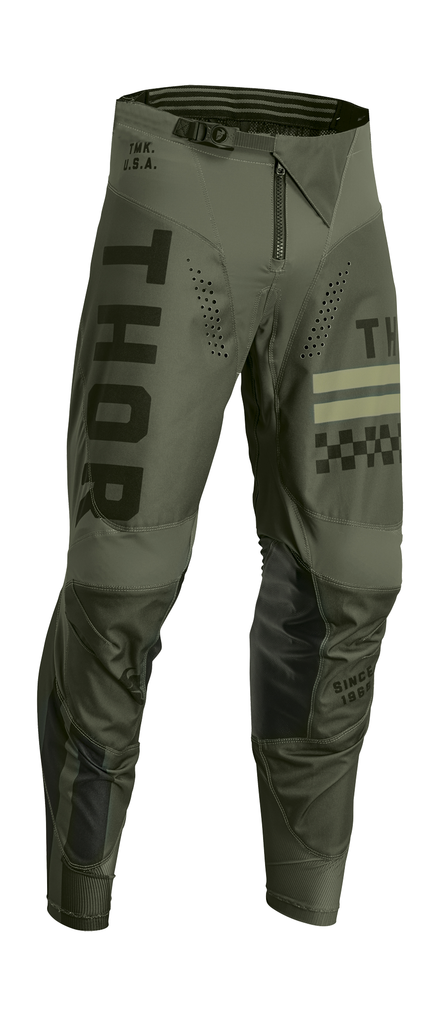 Thor Kinder Crossbroek Pulse Combat - Army / Zwart