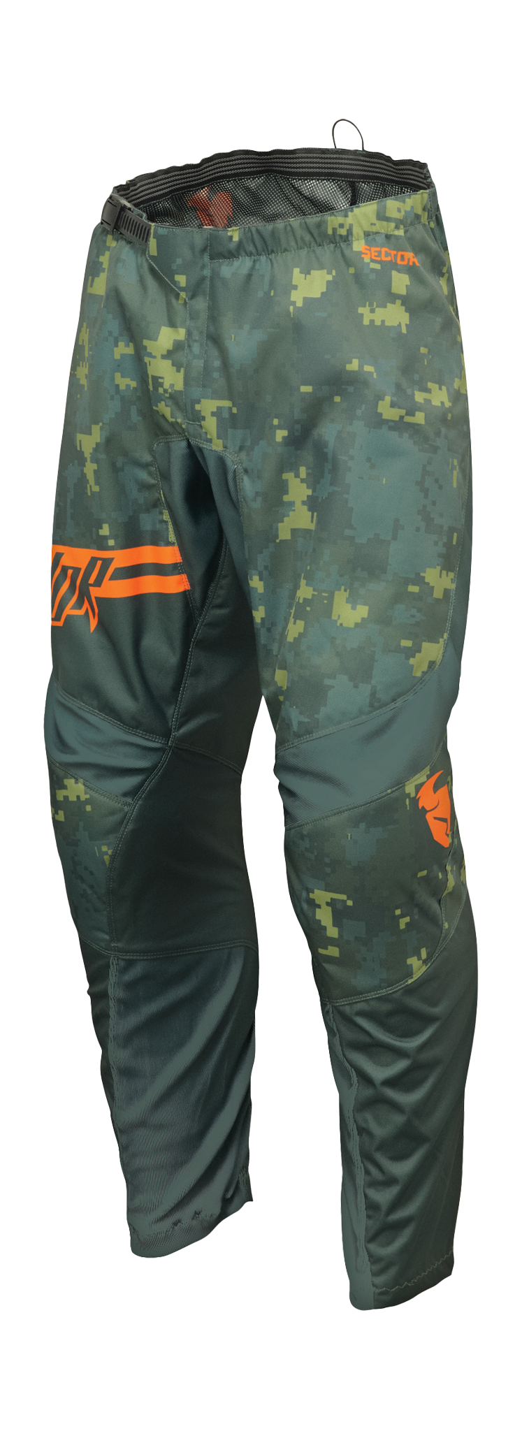 Thor Kinder Crossbroek Sector Digi - Forest Groen / Camo