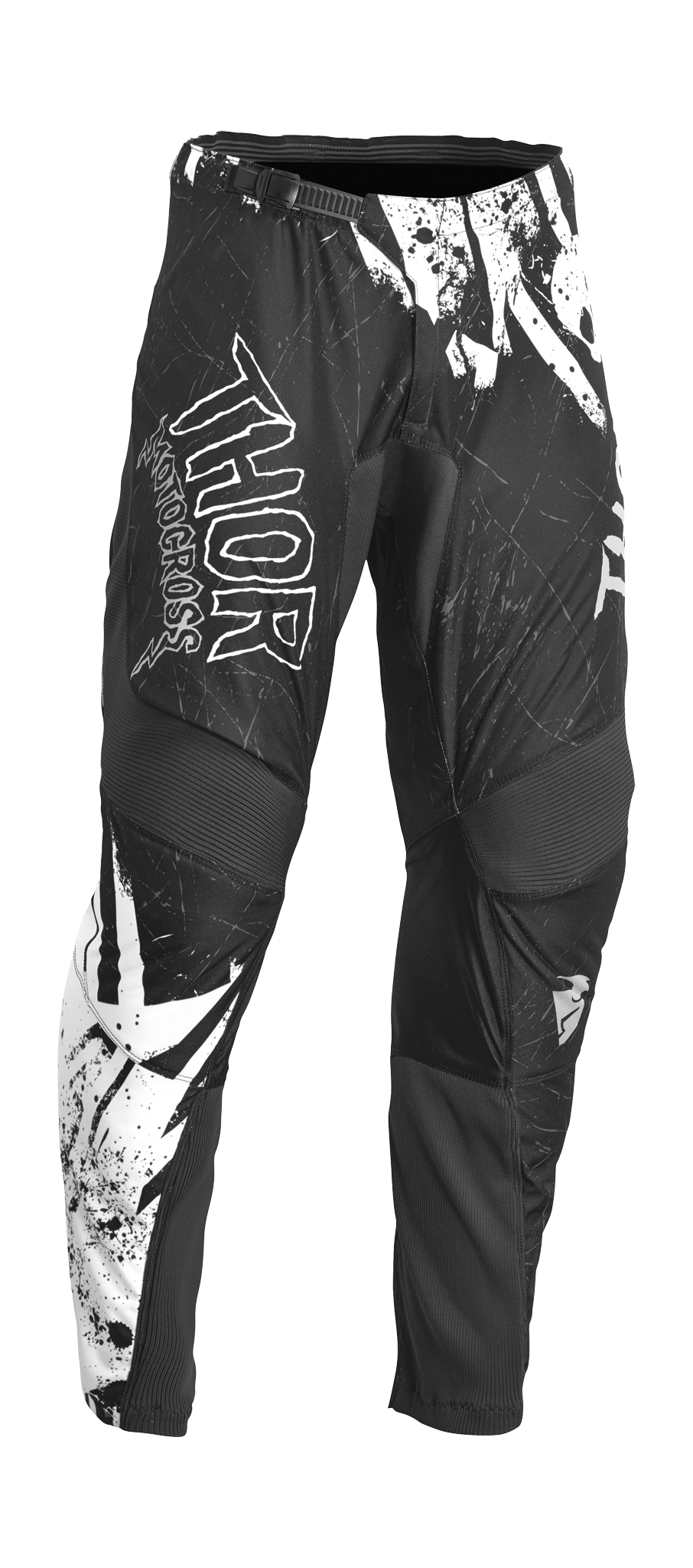 Thor Kinder Crossbroek Sector Gnar - Zwart / Wit