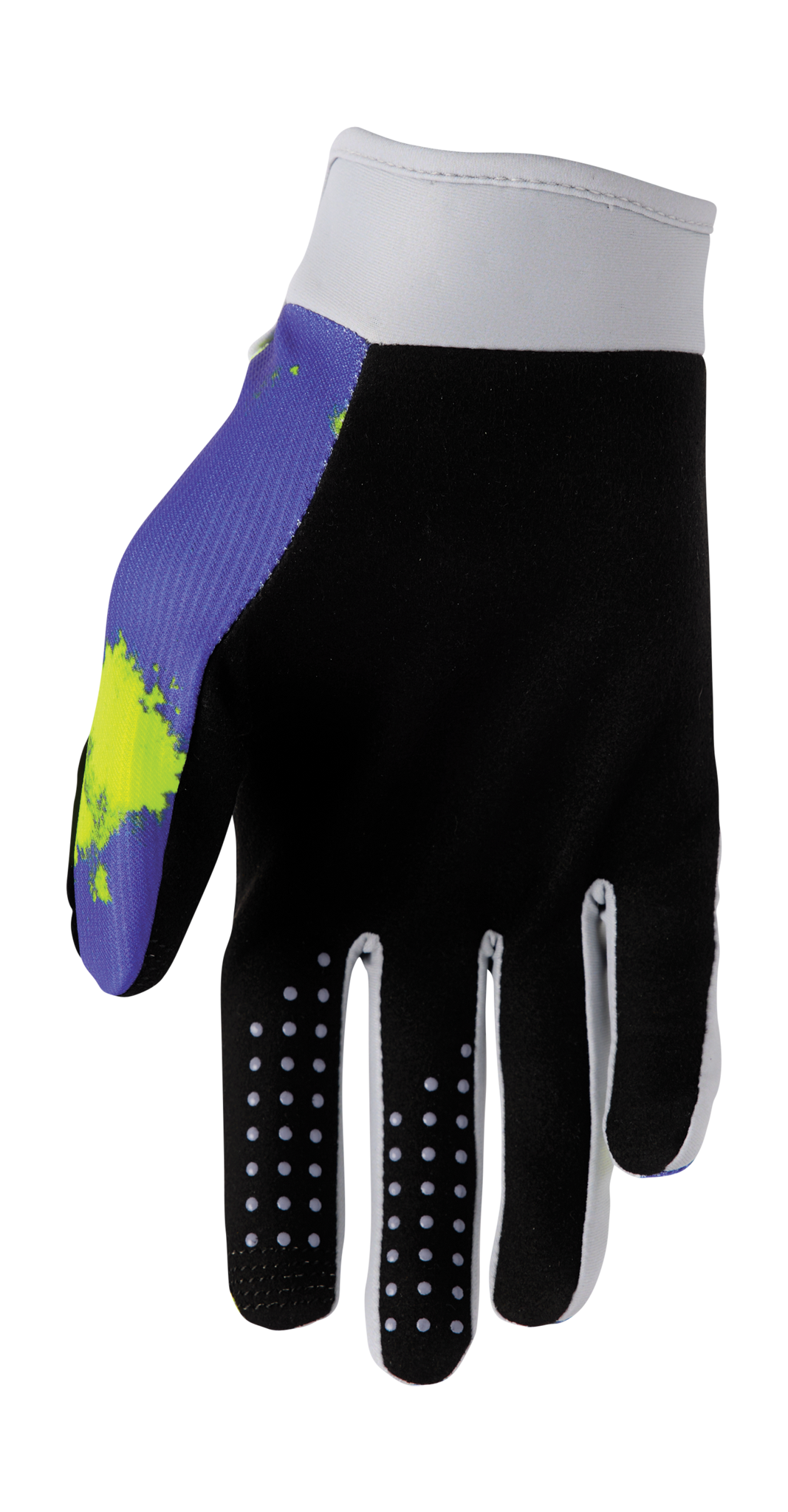 Thor Kinder Crosshandschoenen 2026 Launchmode Bleach - Grijs / Acid