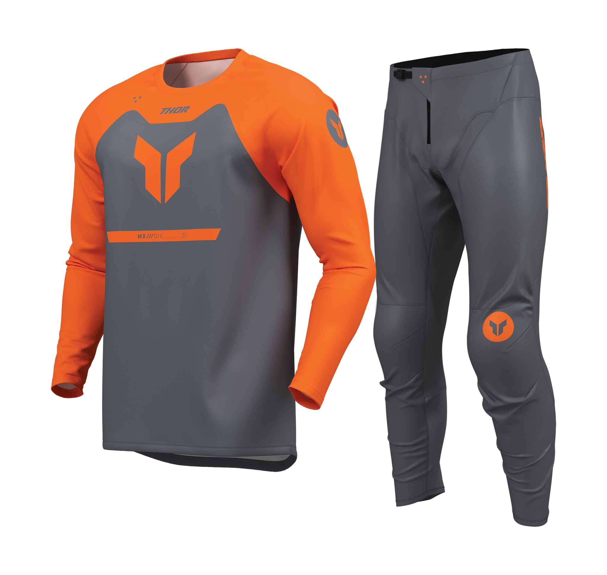 Thor Kinder Crosskleding 2026 Ridemode Menace - Charcoal