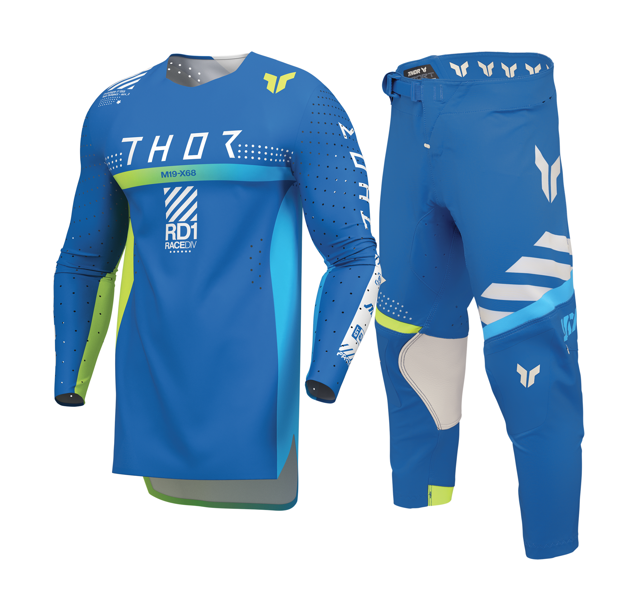 Thor Kinder Crosskleding 2026 Sportmode Synth - Blauw