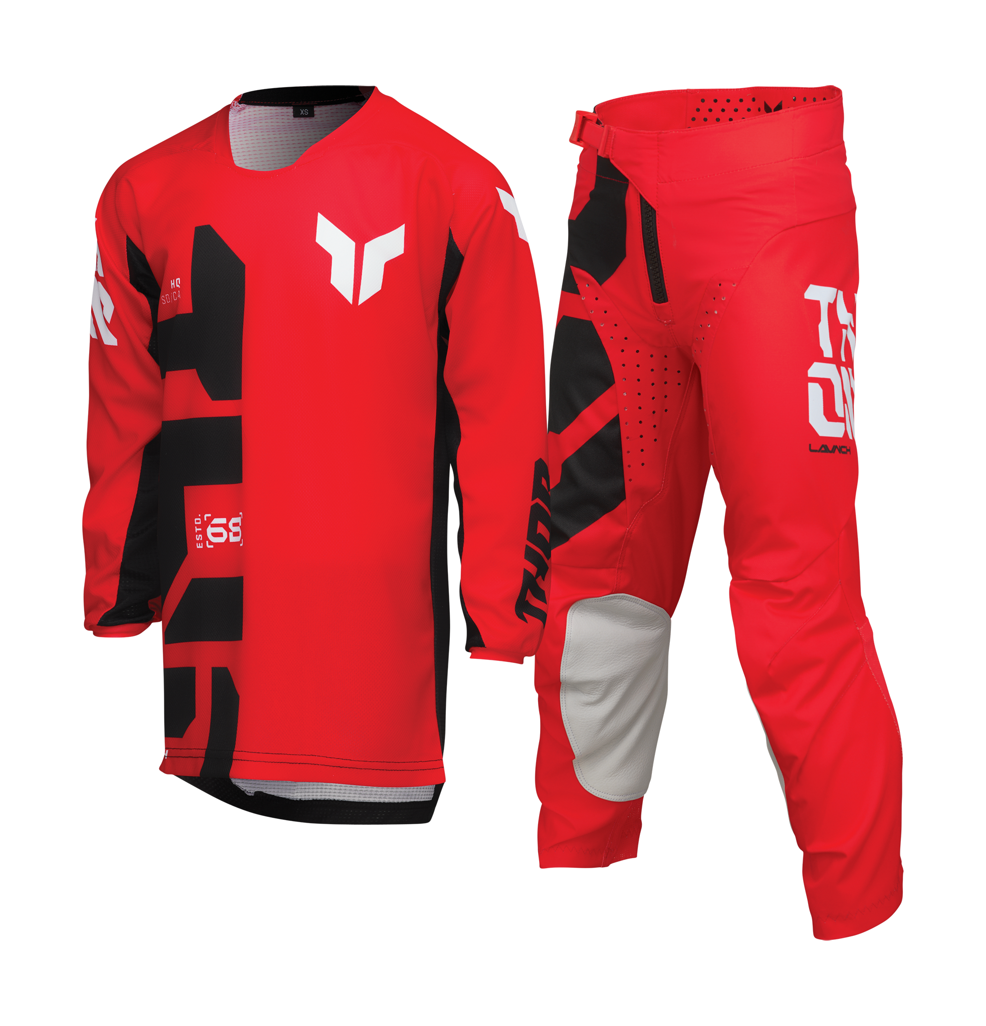 Thor Kinder Crosskleding Launchmode Forge - Rood