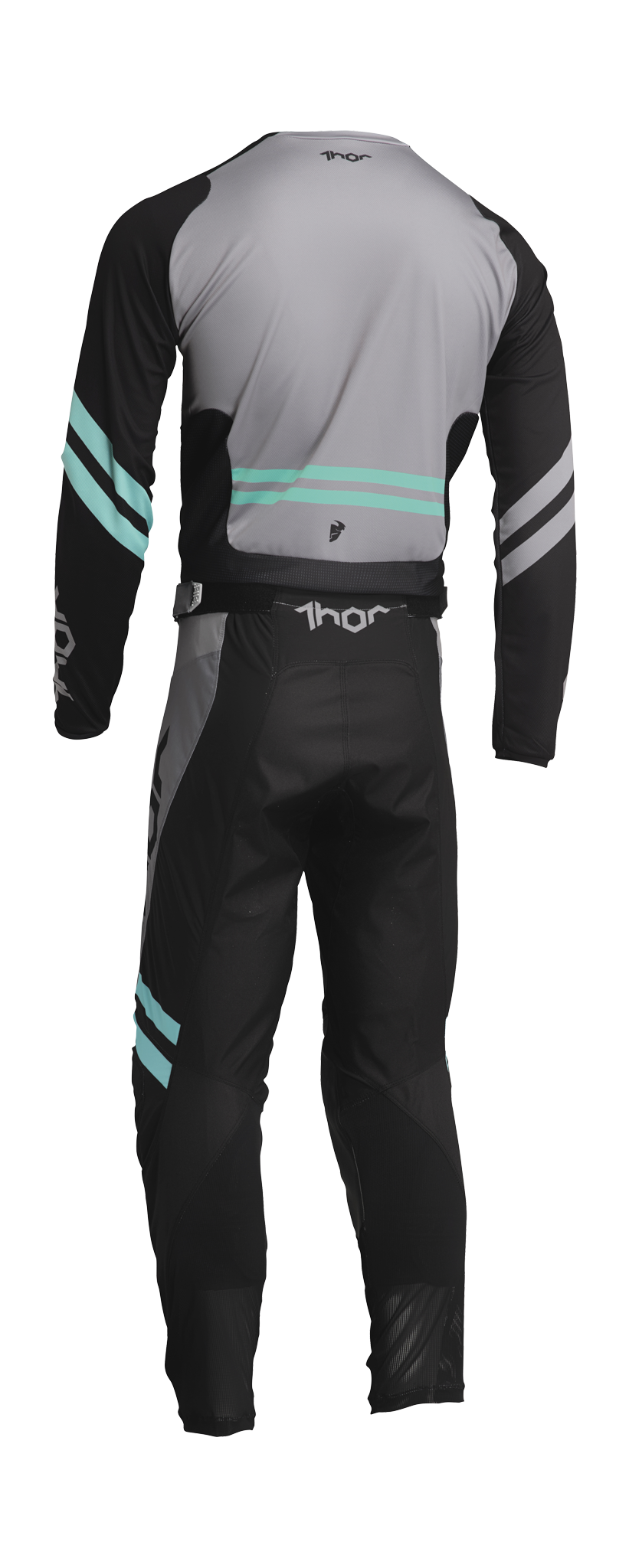 Thor Kinder Crosskleding Pulse Cube - Zwart / Mint