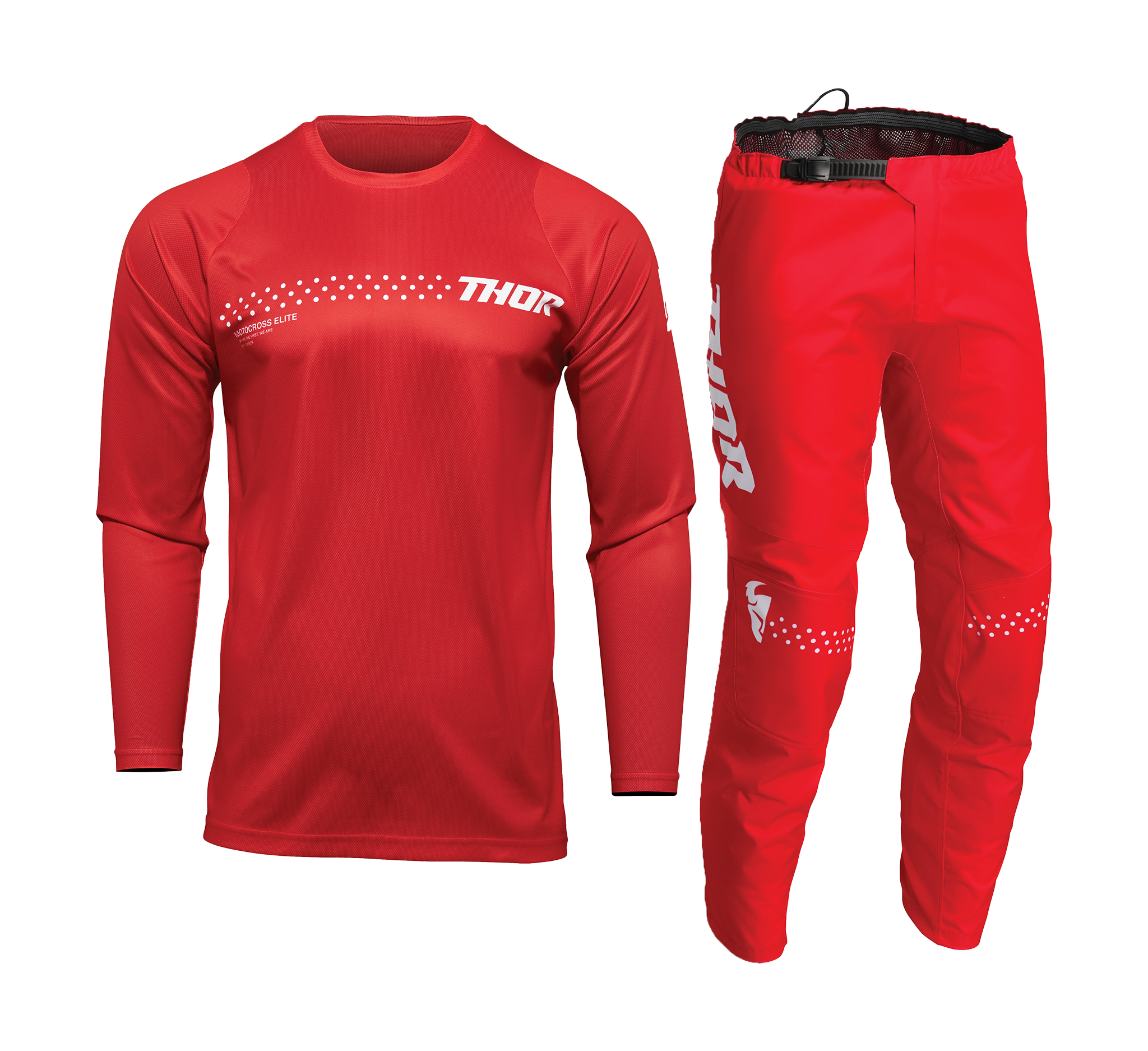 Thor Kinder Crosskleding Sector Minimal - Rood