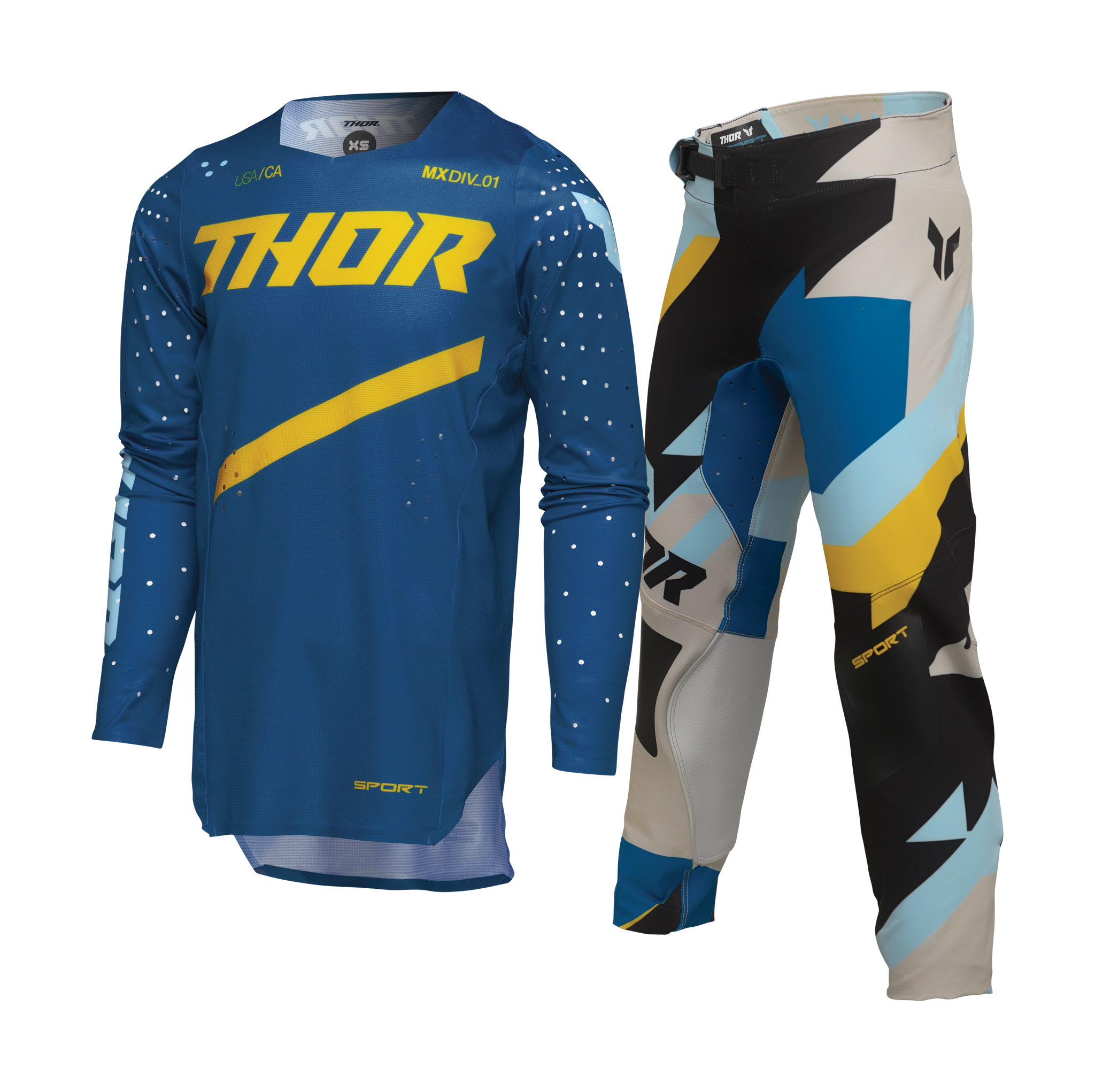 Thor Kinder Crosskleding Sportmode Brave - Blauw