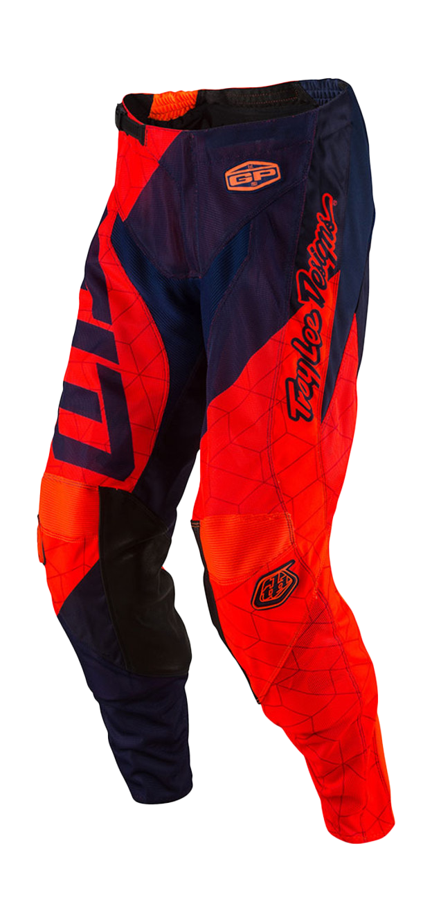 Troy Lee Designs Crossbroek GP Air Quest - Flo Oranje / Navy