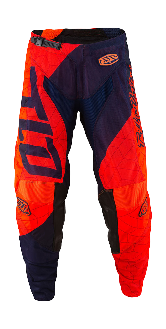 Troy Lee Designs Crossbroek GP Air Quest - Flo Oranje / Navy