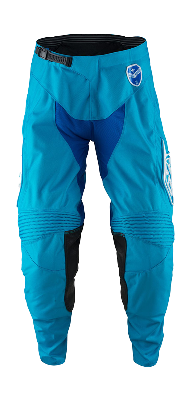 Troy Lee Designs Crossbroek SE Starburst - Cyan / Blauw